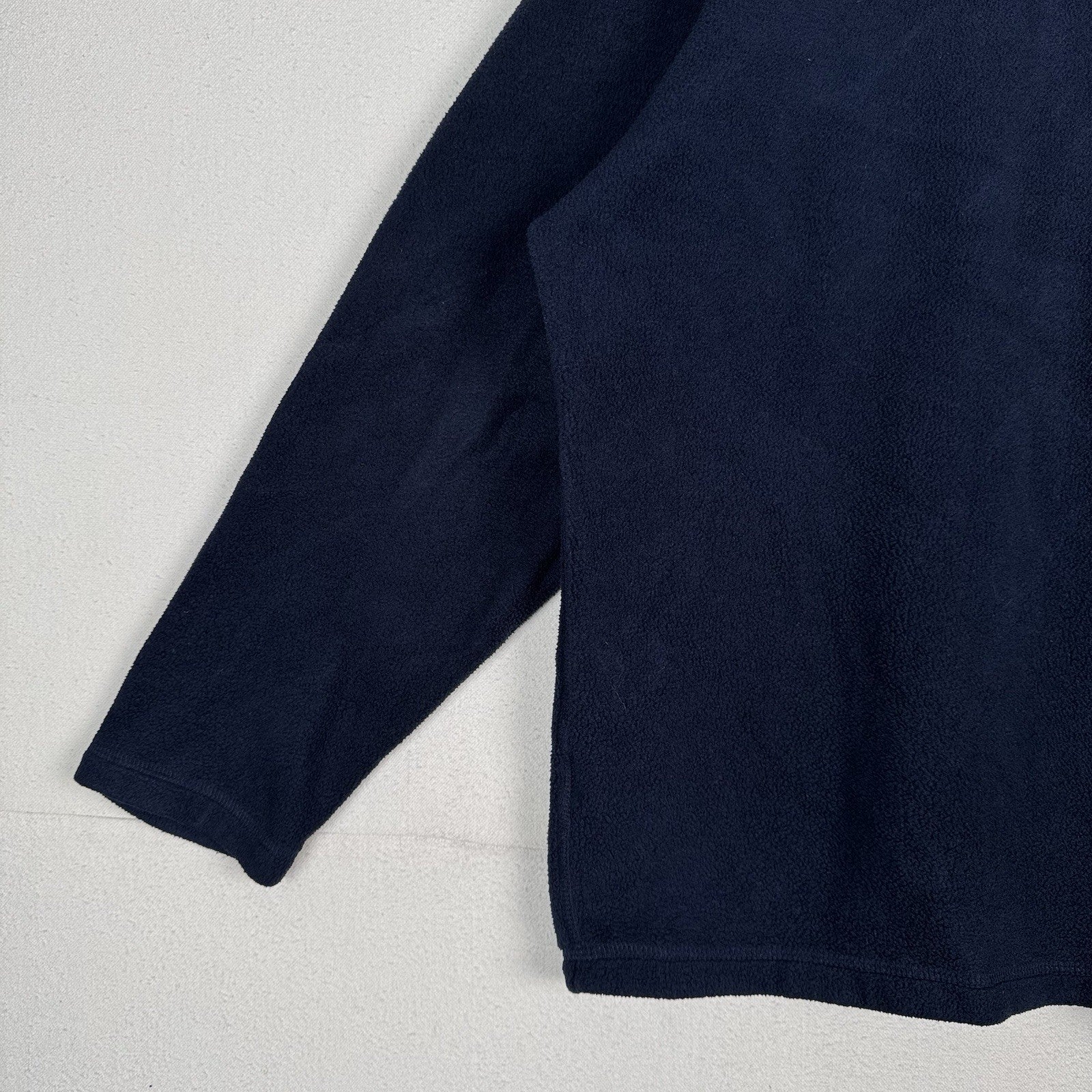 Vintage 90s Polo Sport Ralph Lauren 1/4 Zip Jacket Mens XL Blue Fleece Spellout