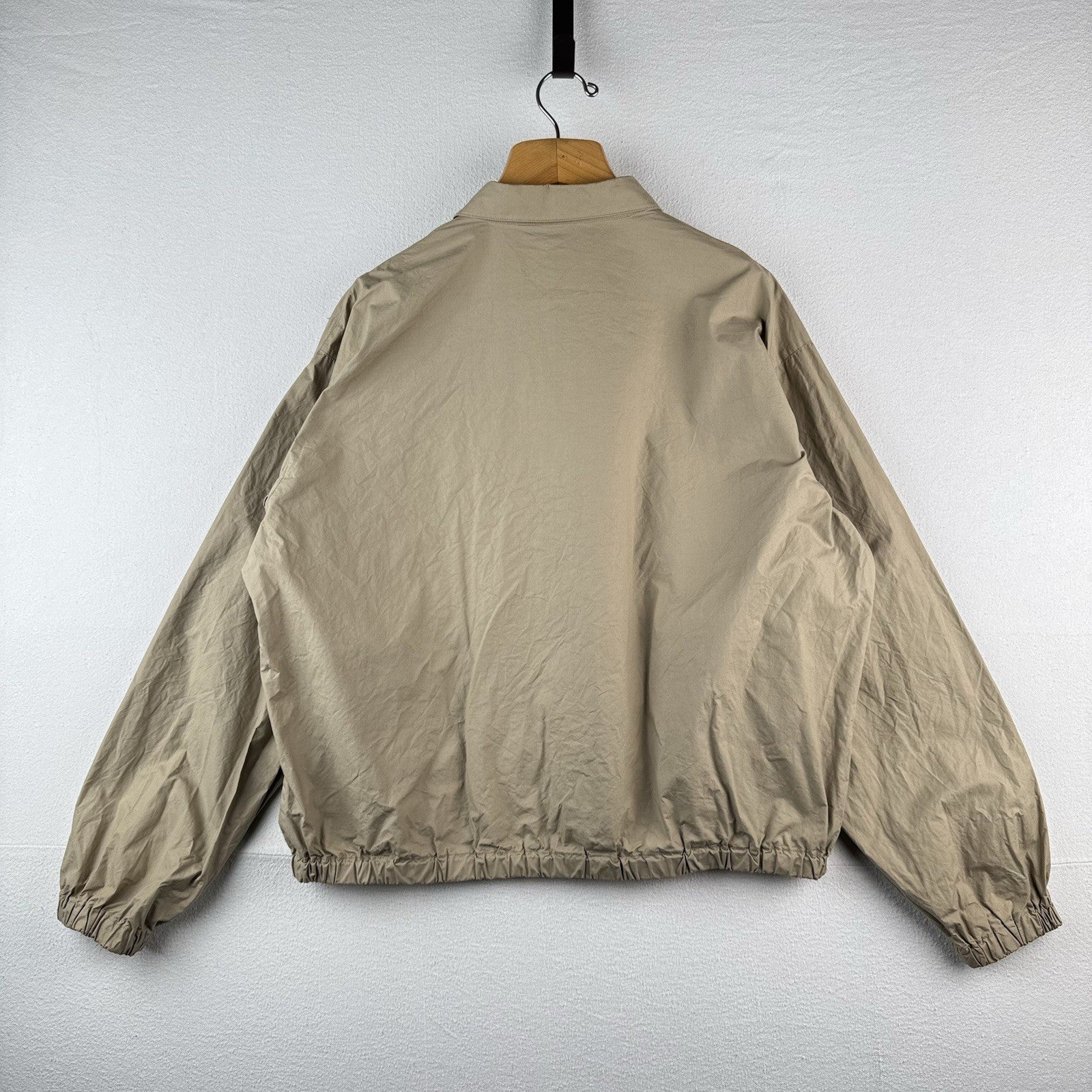 90’s Vintage Polo Ralph Lauren Men’s XL Unlined Harrington  Jacket Beige Tan