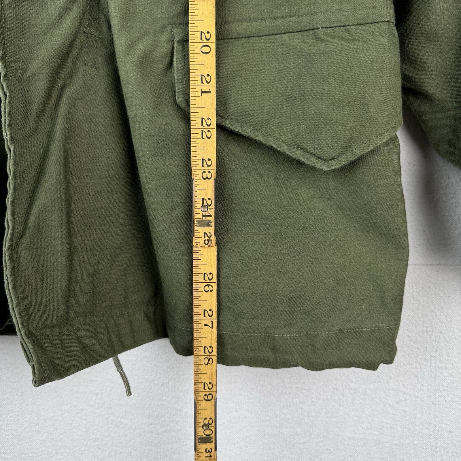 70’s Vtg Military Cold Weather Field Coat Jacket Size X-Small Regular OG-107