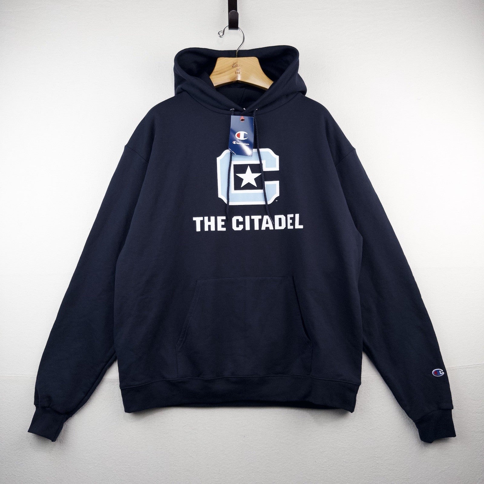 Champion The Citadel Men's XL Pullover Hoodie Navy *New With Tags NWT