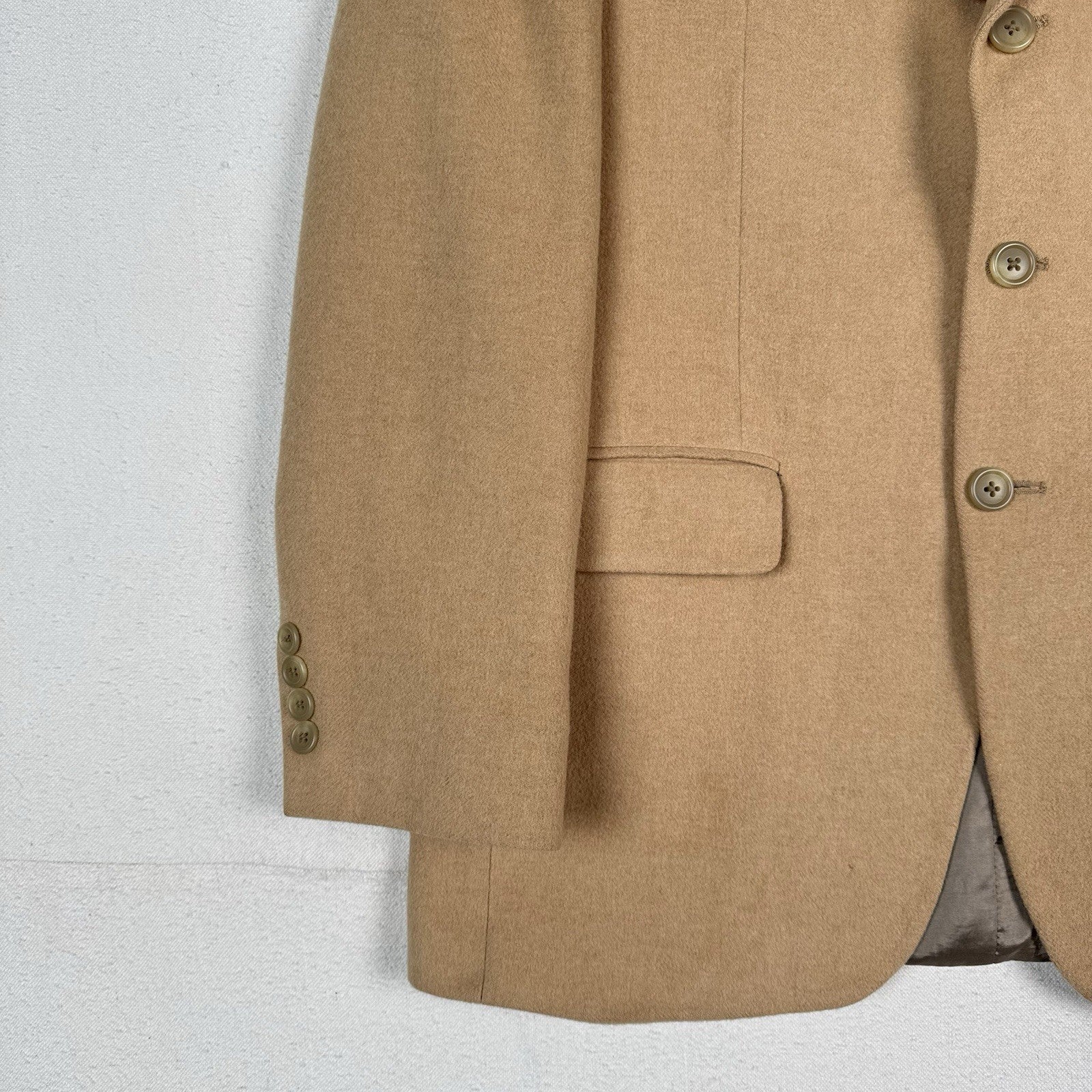 Vintage Ralph by Ralph Lauren Men’s 40R Camel Hair Sport Coat Blazer Tan