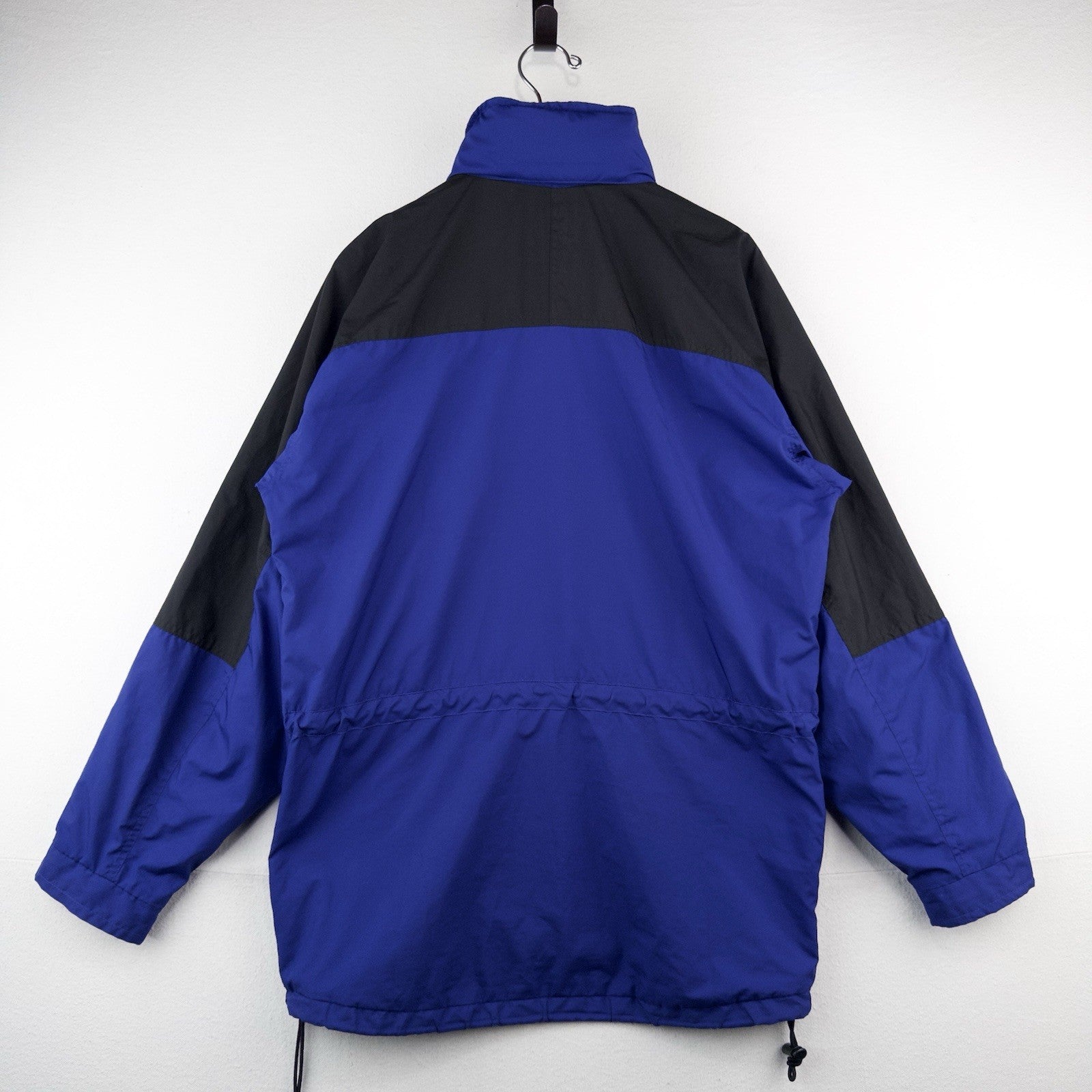 90’s Vtg The North Face Mens S Royal Blue Black Hydrenaline Packable Hood Jacket
