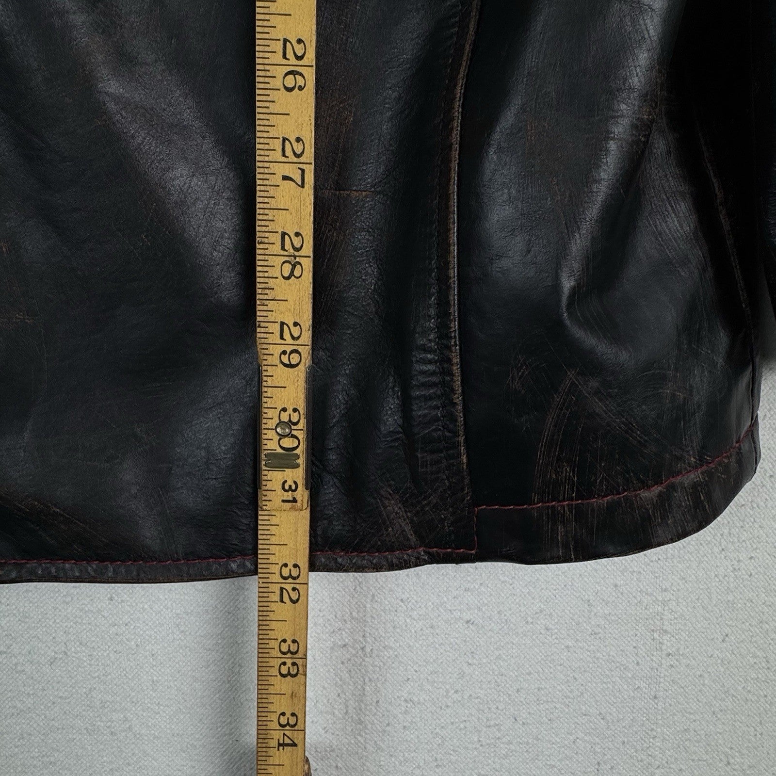 Wilsons Leather Men’s XL Illuminati Revolution Brown Jacket  Elbow Patches