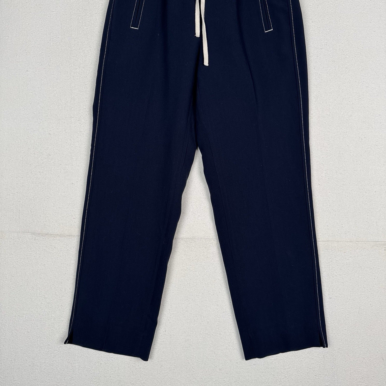J. Crew Drapey Drawstring Pants Navy Blue Women’s XS X-Small