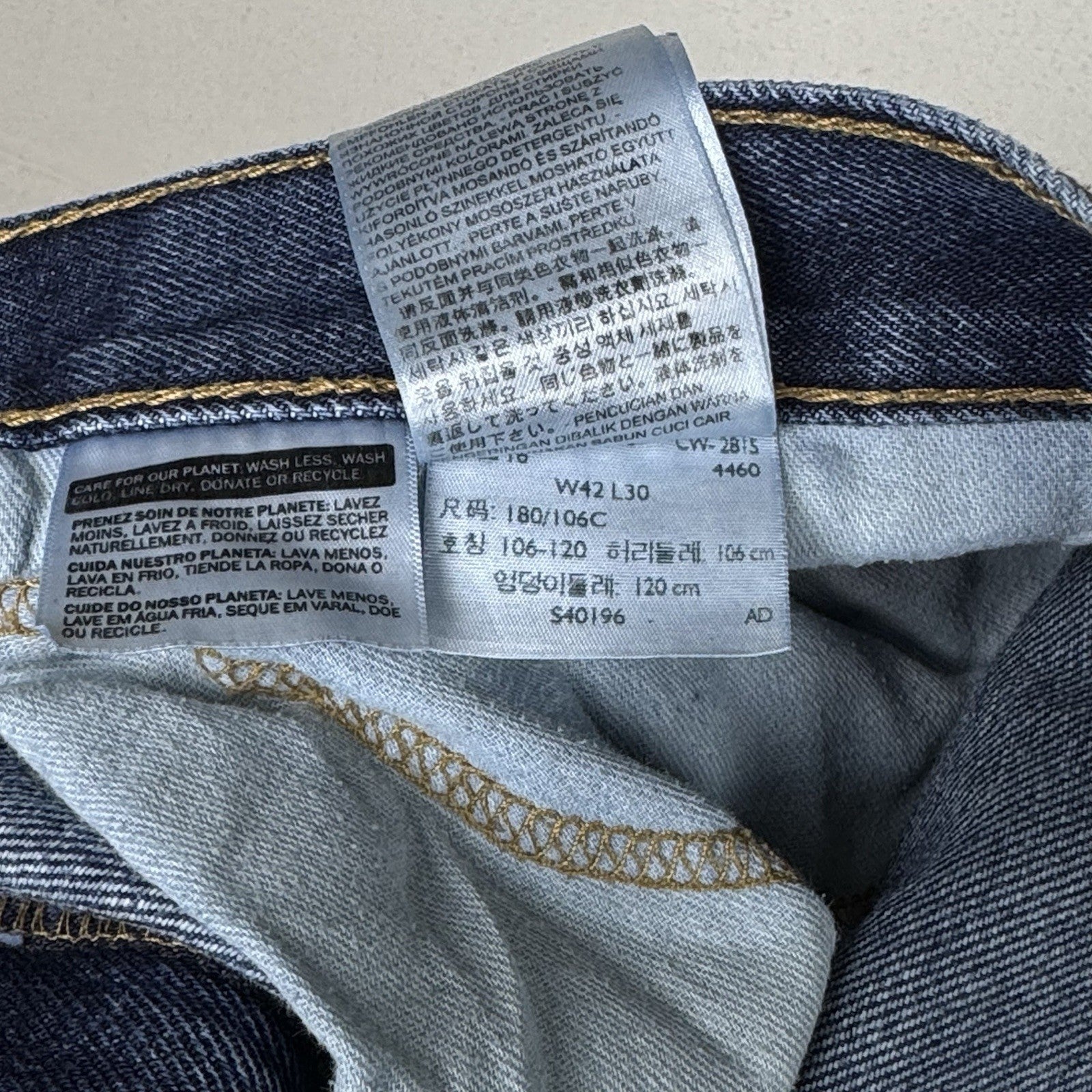 Levi’s 550 Jeans Mens 42x30 Blue Medium Wash Jeans