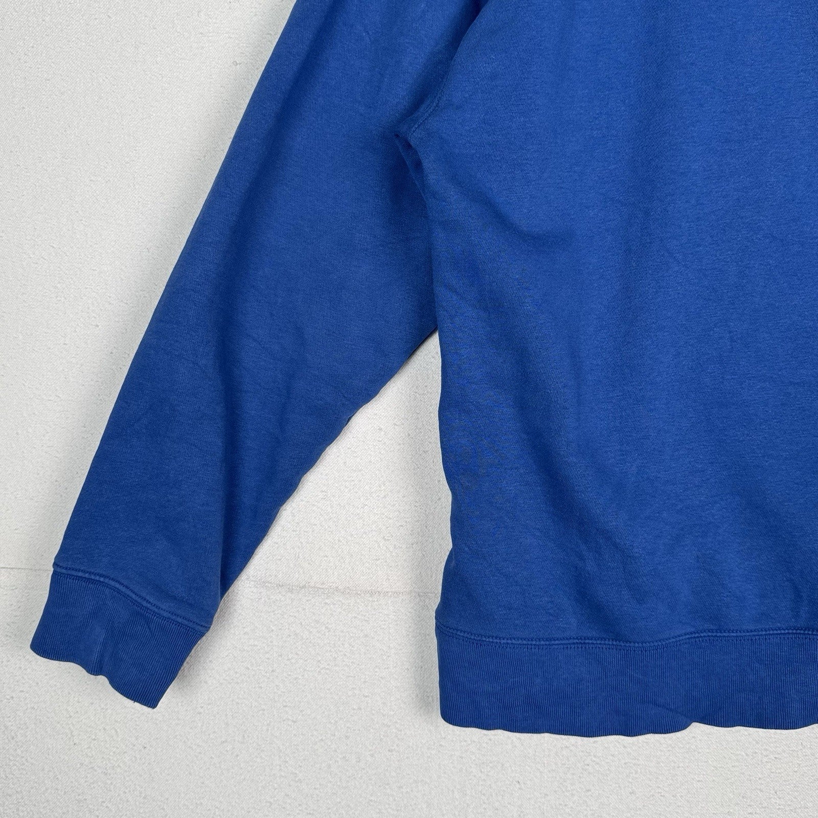 Vintage Gap Sweatshirt Men’s Imperial Blue Crewneck Spell Out Fleece Large