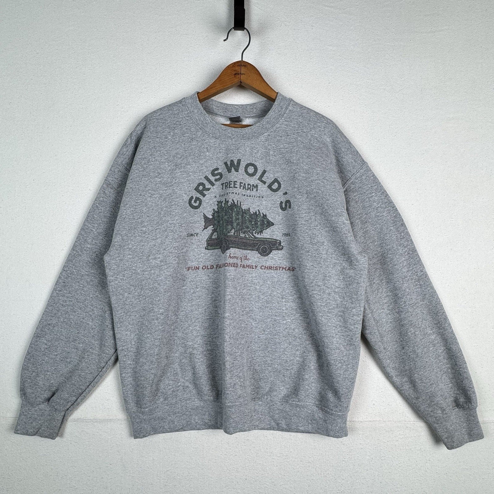 Griswold's Tree Farm Since 1989 Sweatshirt Christmas Family Sweatshirt Mens L