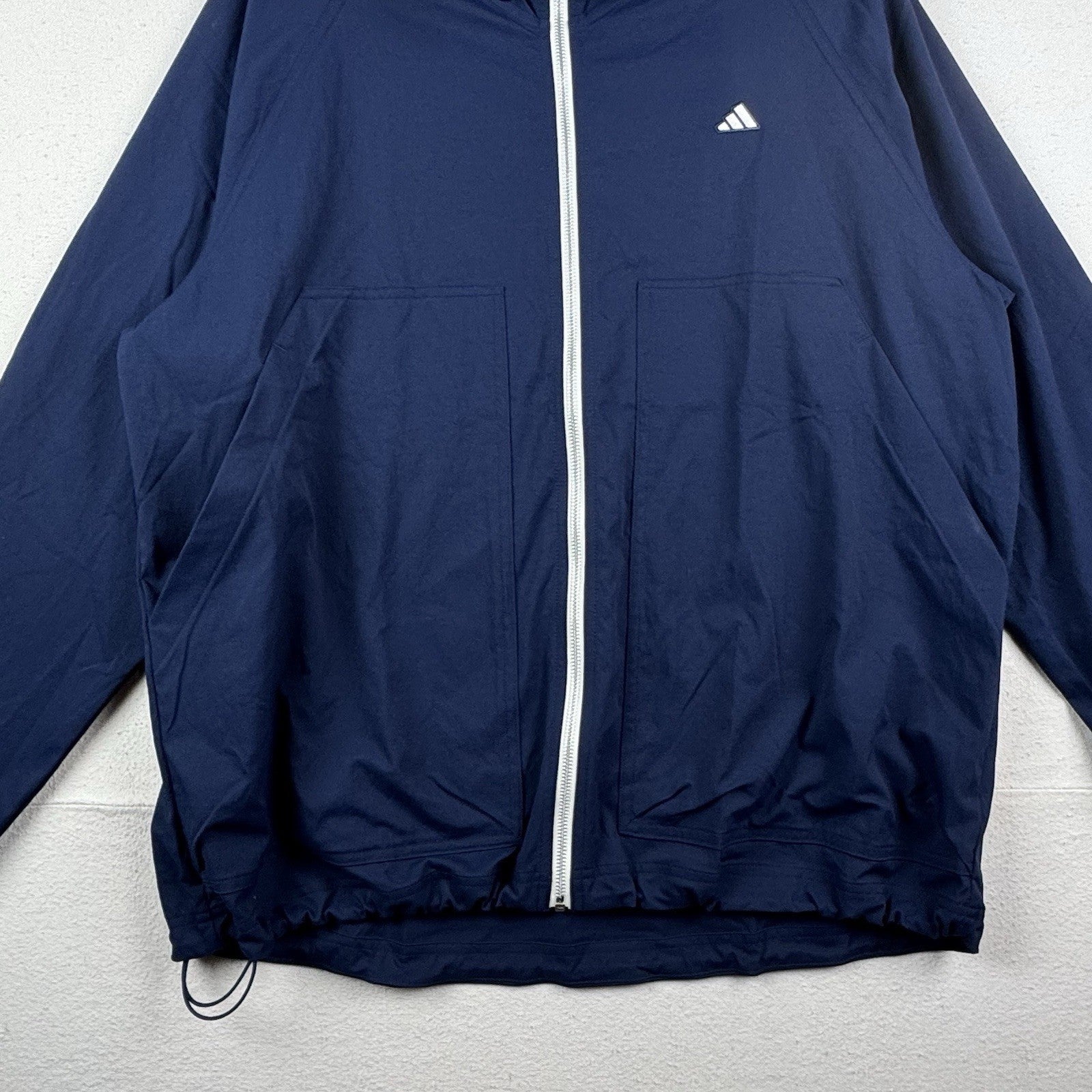 NWT Adidas Go-To Utility DWR Nylon Jacket Collegiate Navy Blue Men’s XL