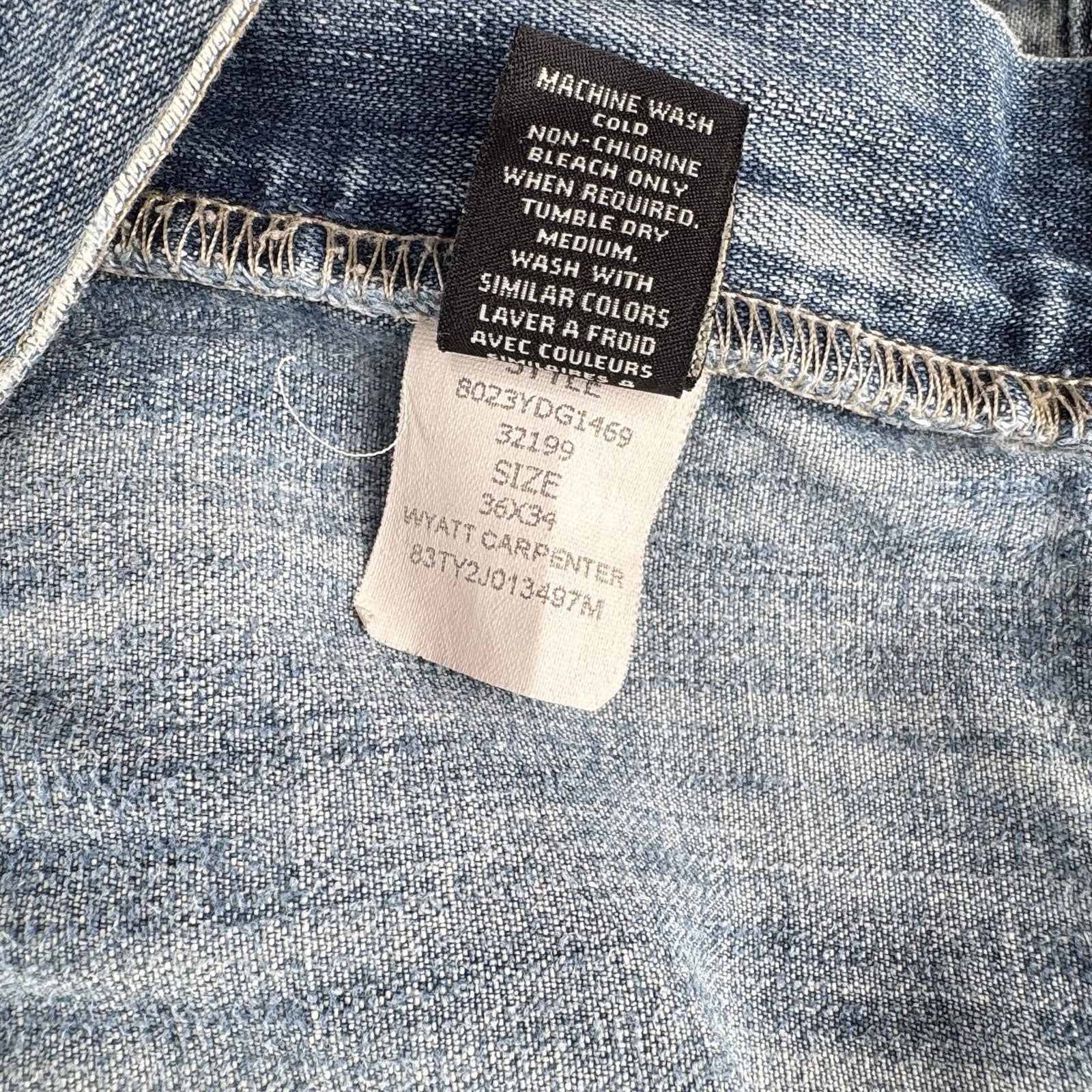Vintage Ralph Lauren Polo Jeans Co Distressed Wyatt Carpenter Pants Mens 36x32