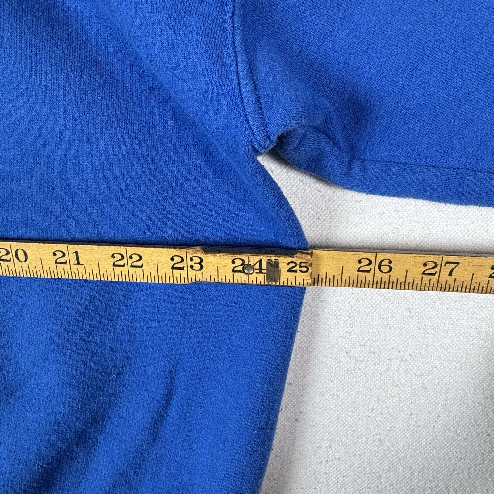 Travis Scott Astroworld 2019 LA The Forum Wish You Were Here Blue Hoodie Large
