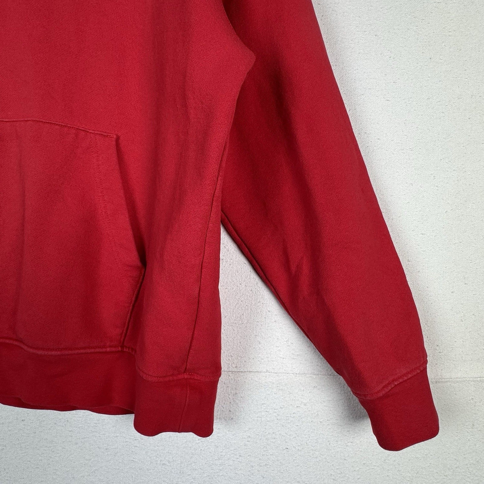 Nike Air Jordan Flight Logo Fleece Pullover Hoodie Men Sz L Red DQ7338-612