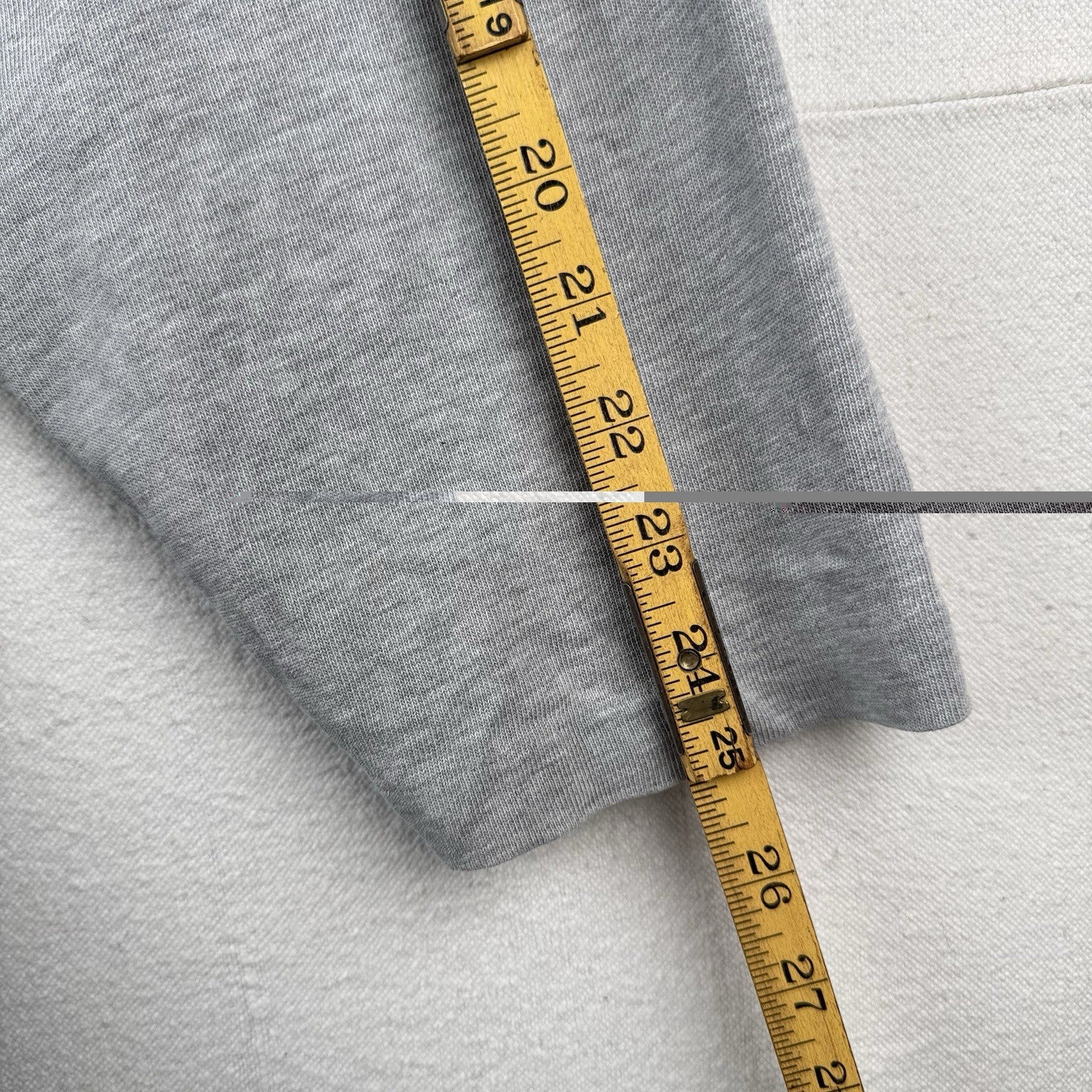 90’s Vtg Polo Ralph Lauren Hockey Gray Jersey Sweatshirt Mens 2XL *Distressed