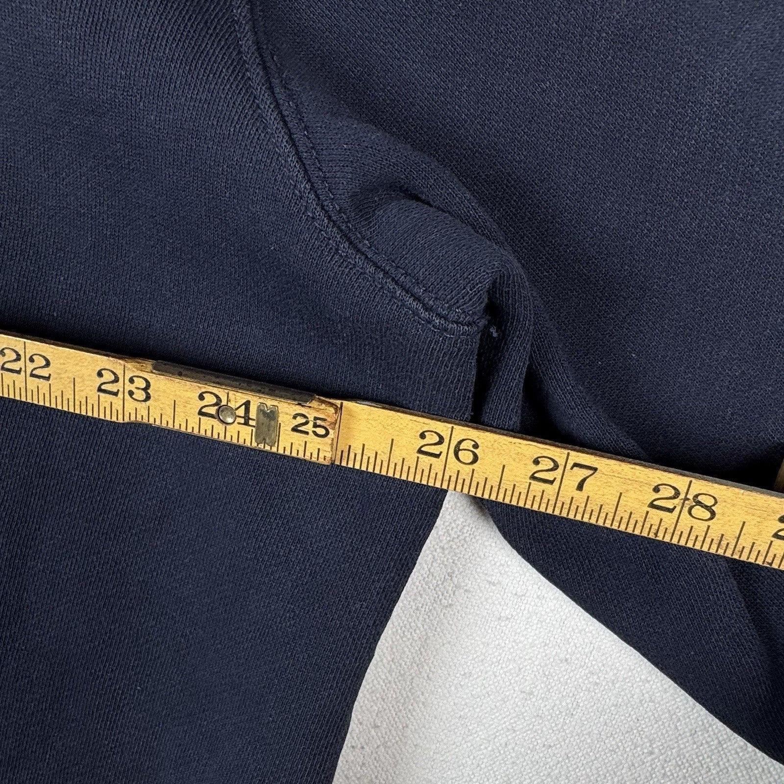 90’s Vtg Polo Jeans Co Ralph Lauren Men’s 2XL RL Letterman Full Zip Hoodie Blue