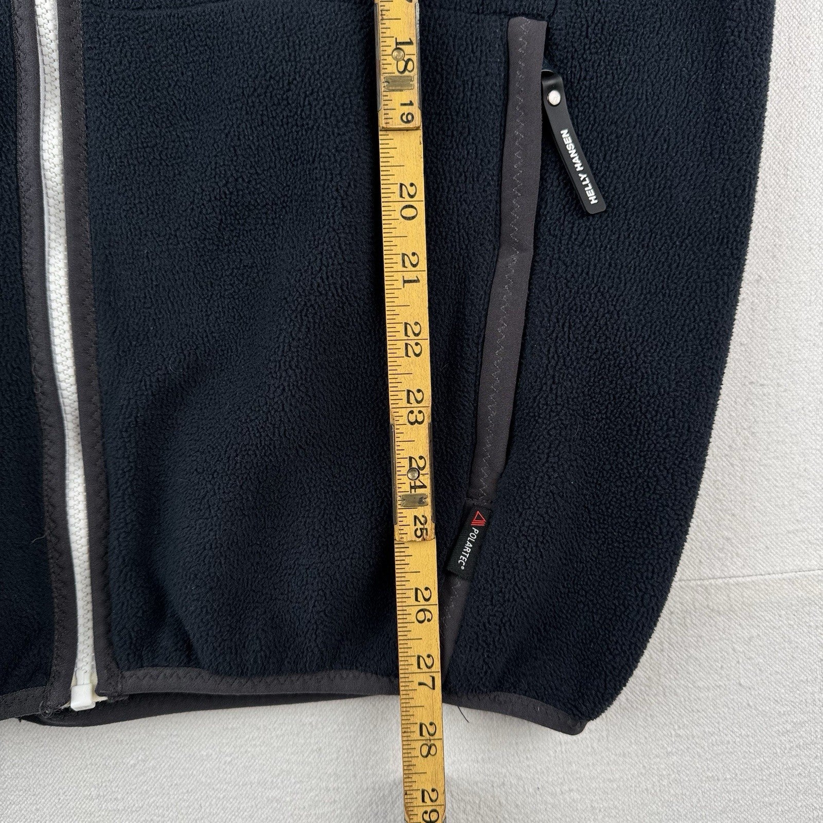 Helly Hansen Fleece Vest Men’s L Full Zip Blue Vest Embroidered Spell-out Mesh