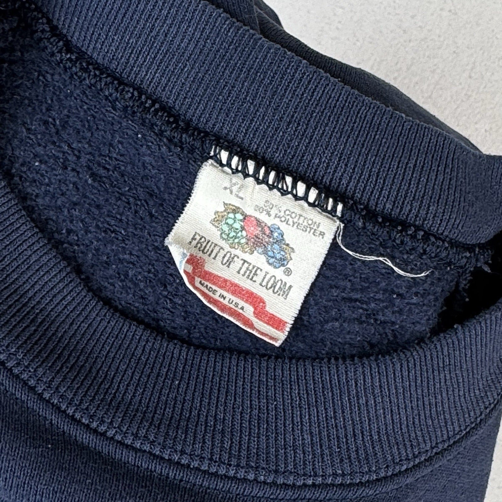 80’s Hilliard Lyons Sweatshirt Mens XL Blue Wall Street NYSE Stock Crew Raglan