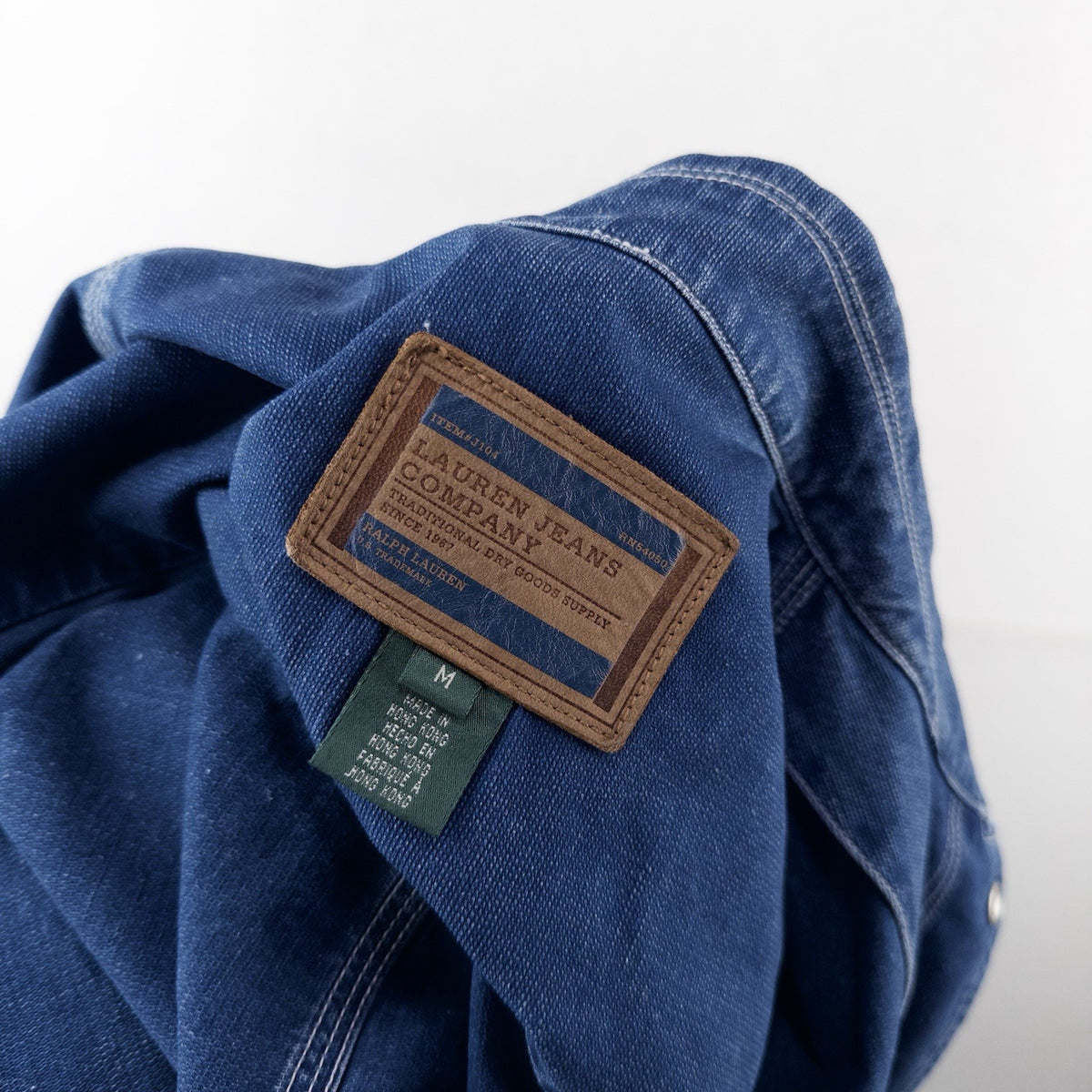 90’s Vtg Ralph Lauren Jeans Co Denim Chore Jacket Barn Country Workwear M *Read