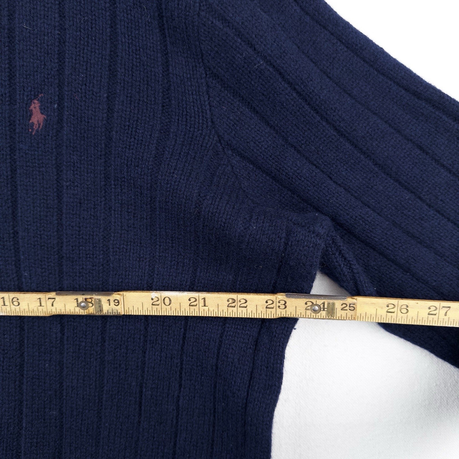 90’s Vtg Polo Ralph Lauren Men’s XL 100% Lambswool Soft Ribbed Sweater