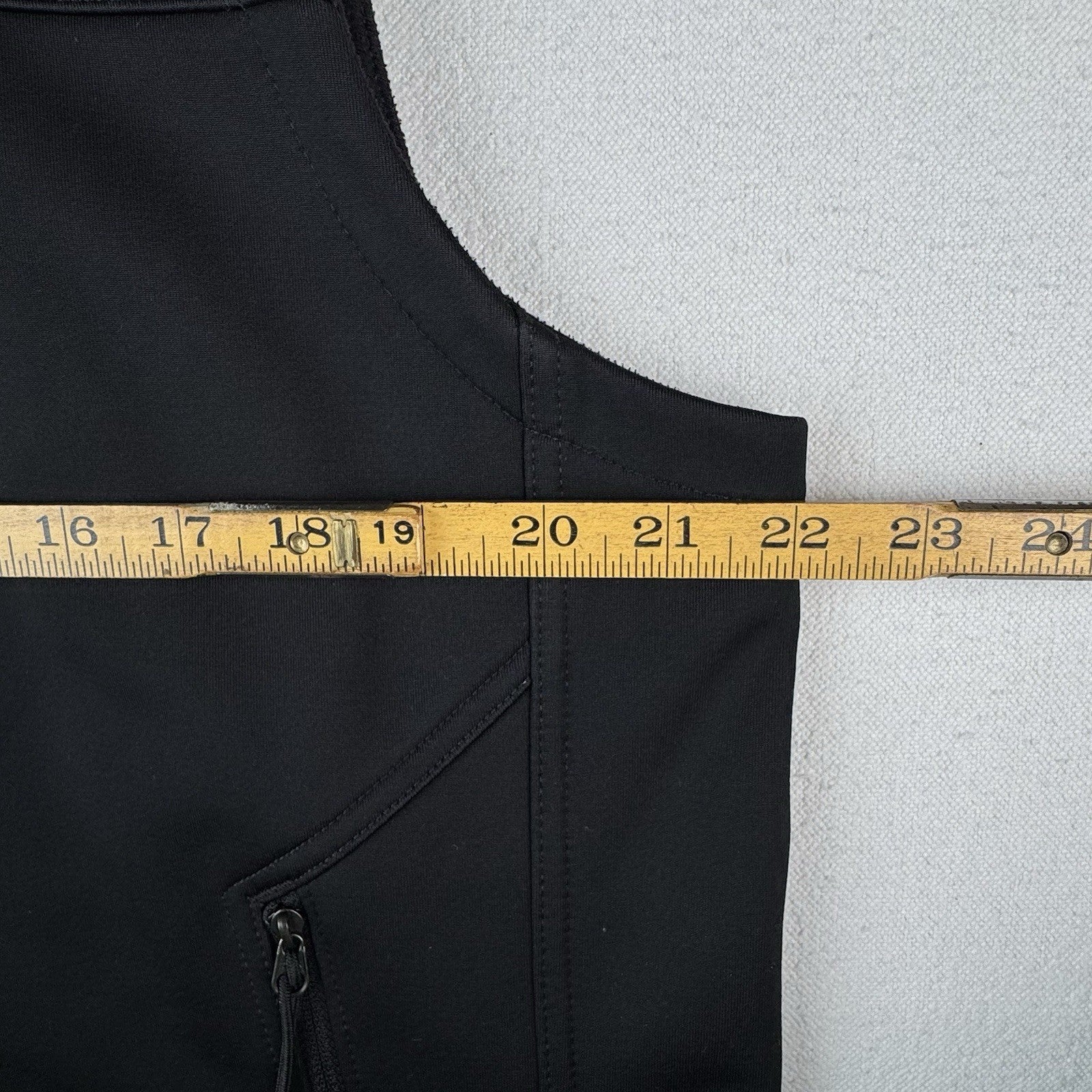 Key Bank North Face Windwall Vest Mens XL Black Full Zip Investment Finance Bank