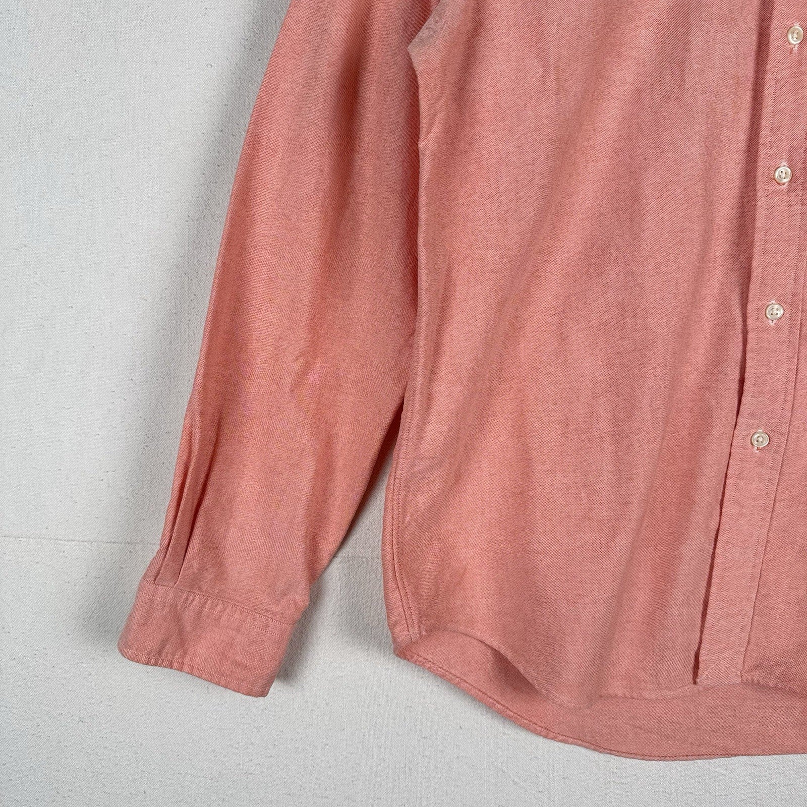 Ralph Lauren Long Sleeve Men’s Large Button Down Shirt Peach