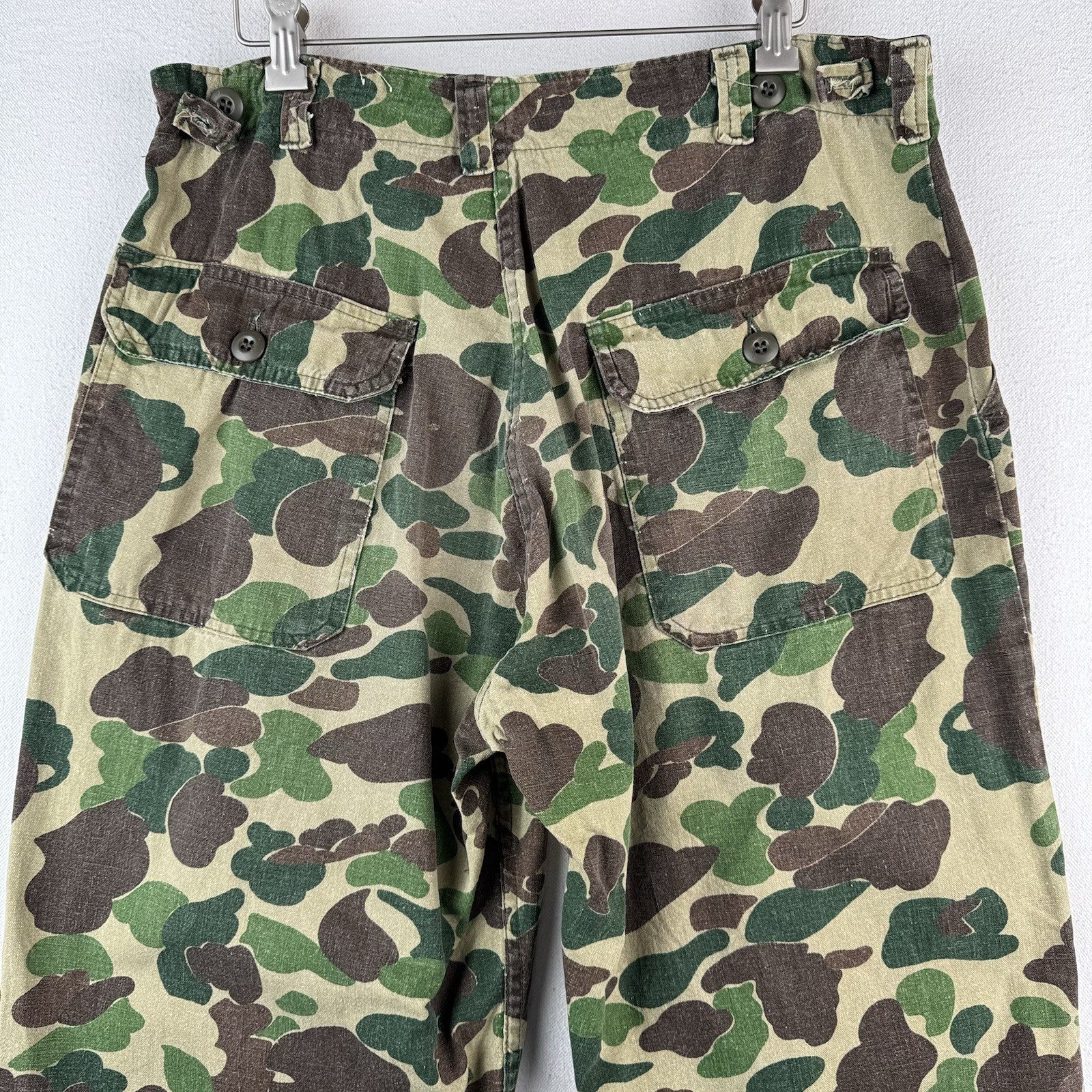 70’s Vtg Ranger Vietnam Duck Camo Hunting Pants Men’s M Fits 32x27