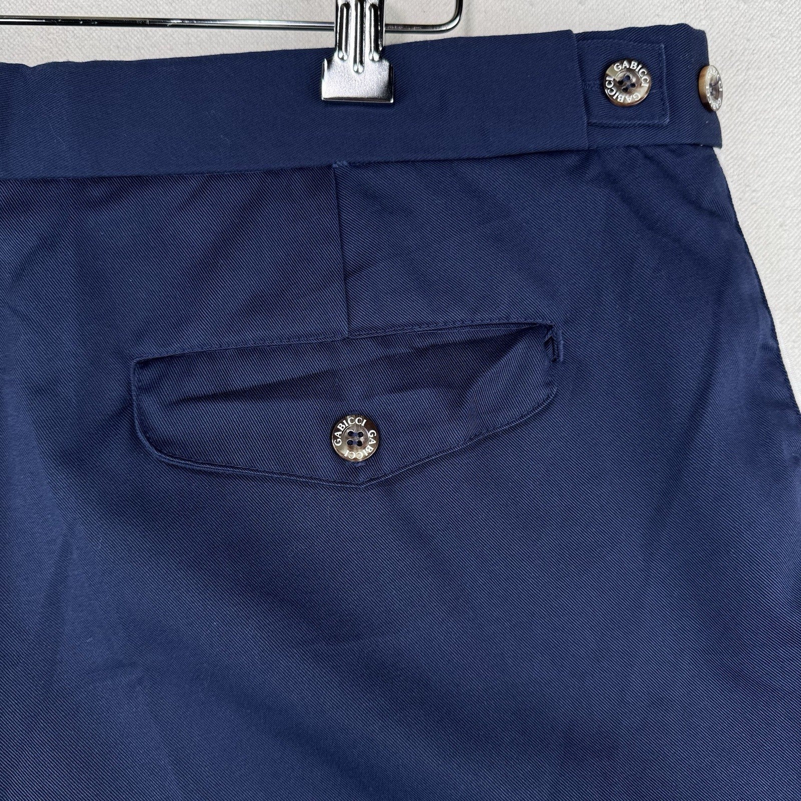 80’s Vintage Gabicci Men’s 40 Navy Blue Chino Shorts 4”