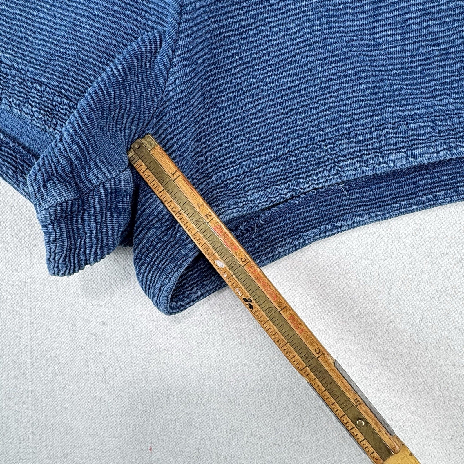 Vintage GAP Indigo Women’s M Track Lounge 2” Shorts Cotton Pockets Elastic Waist