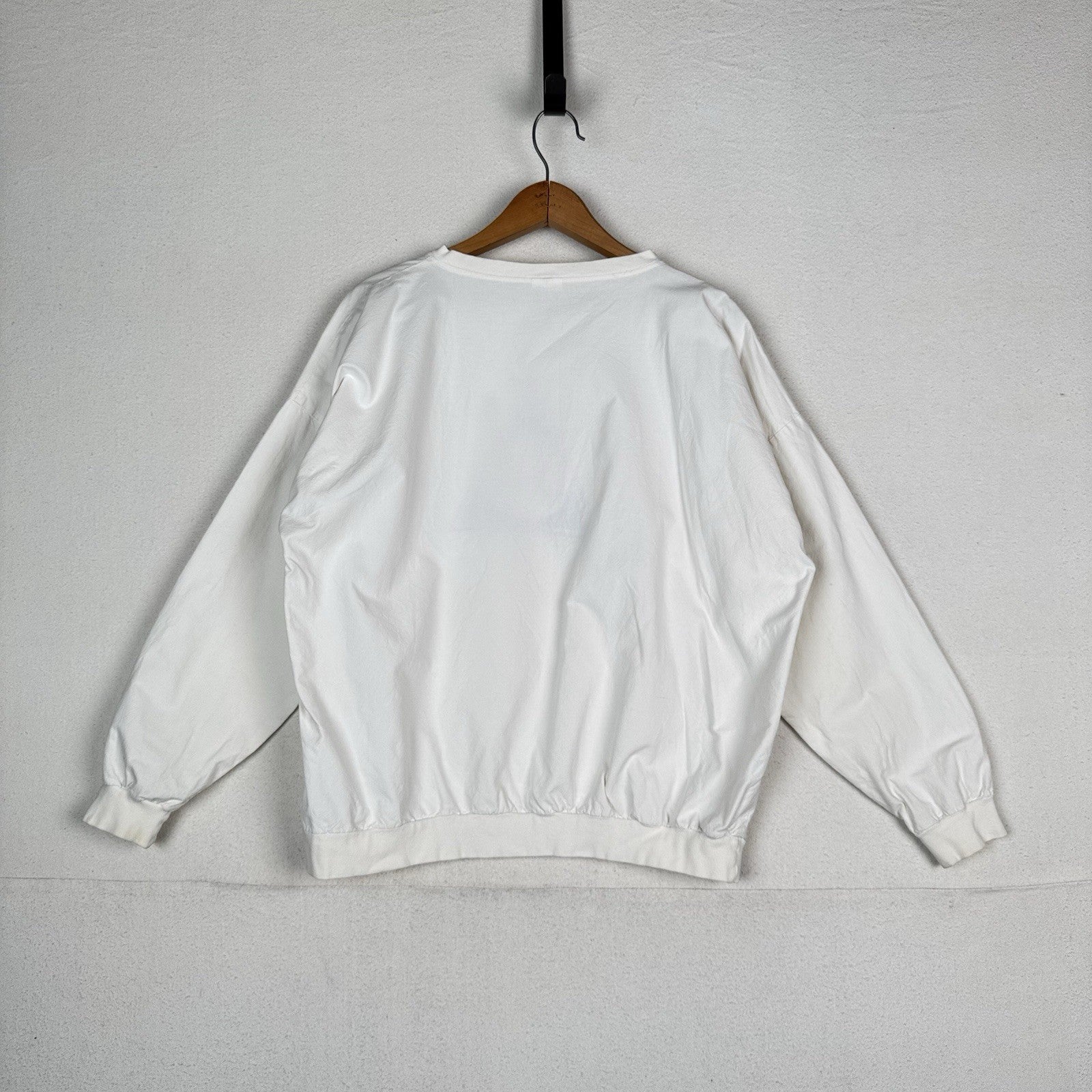 Vintage 80s /90s Aspen Mountain Snow Pullover White Embroidered Made In USA