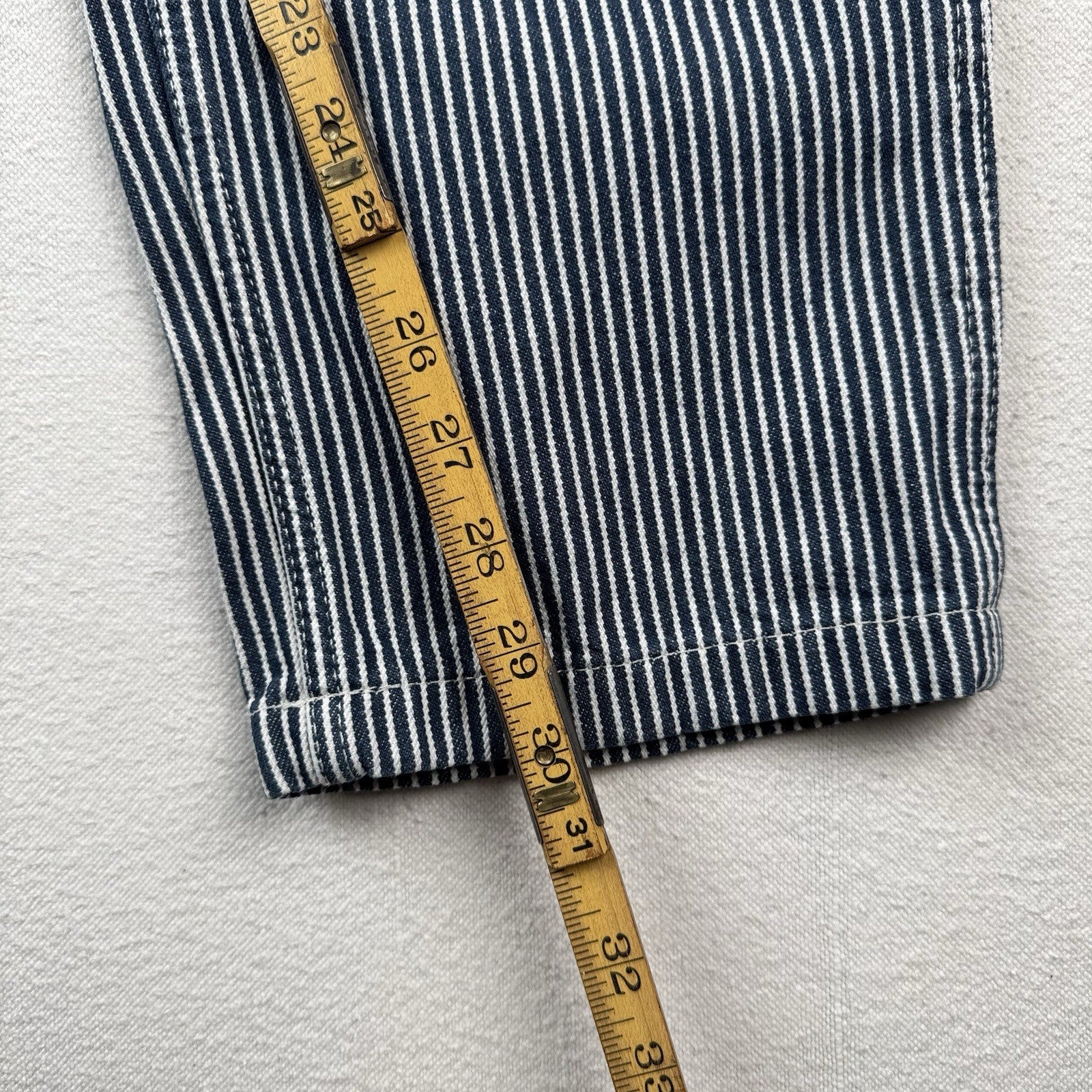 Dickies Painter Pants Men’s 34x32 Hickory Stripe Carpenter Railroad (cuff=7.5”)