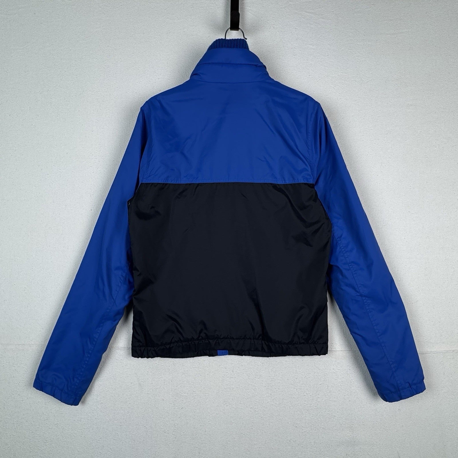 Abercrombie & Fitch Jacket Full Zip Nylon Sweater Collar Moose Logo 2016 Men’s M