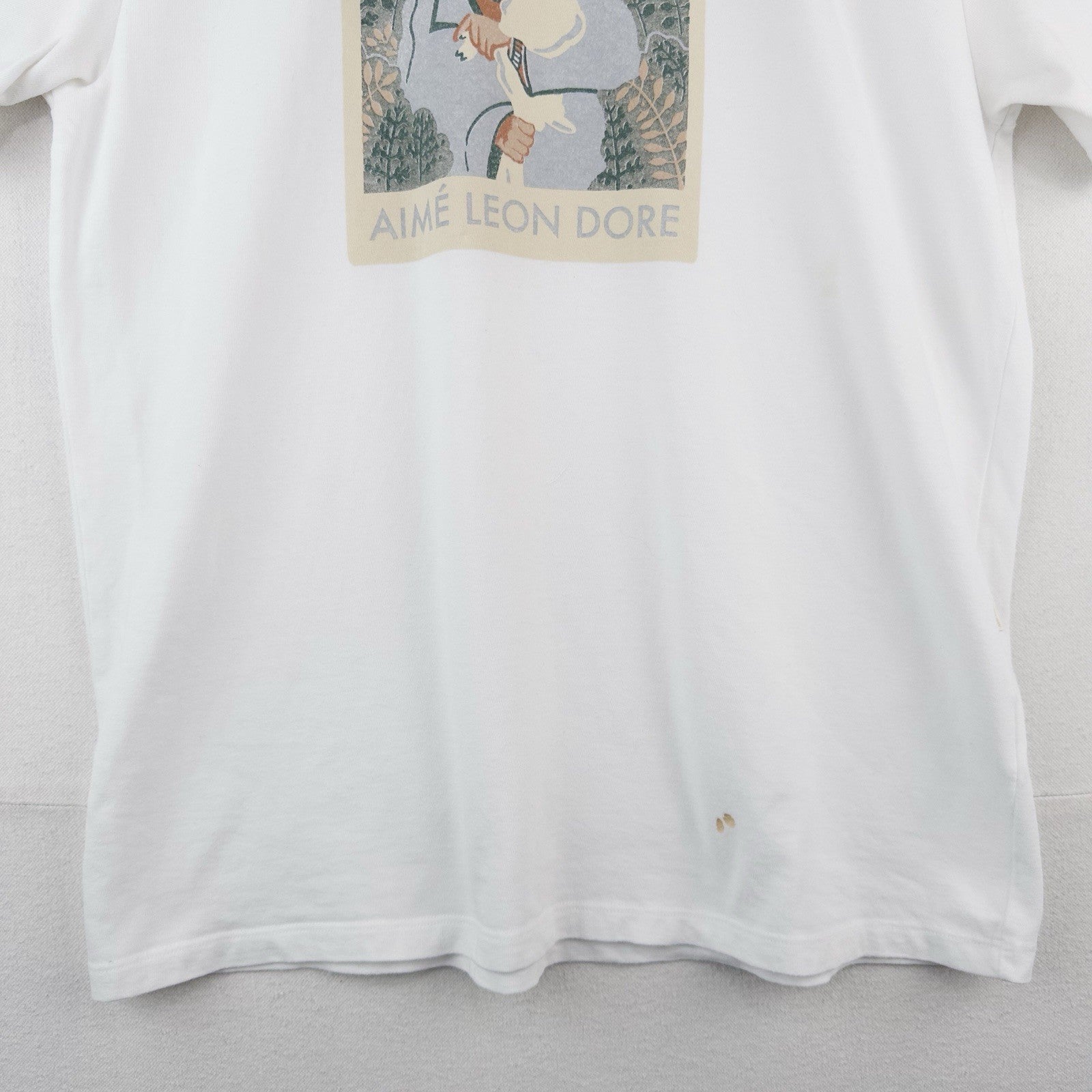 Aimé Leon Dore White Molina Pappou Goat Tee Spring Summer ALD T-shirt