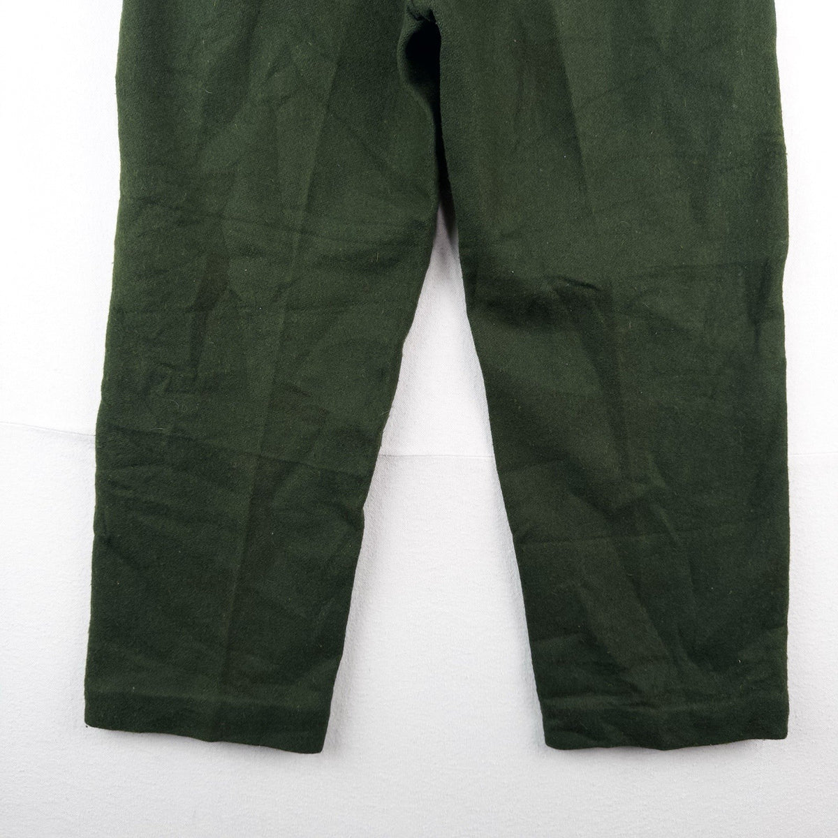 70’s Vtg Woolrich Hunting Malone Pants 34x26 Wool Forest Green High Rise 12” USA