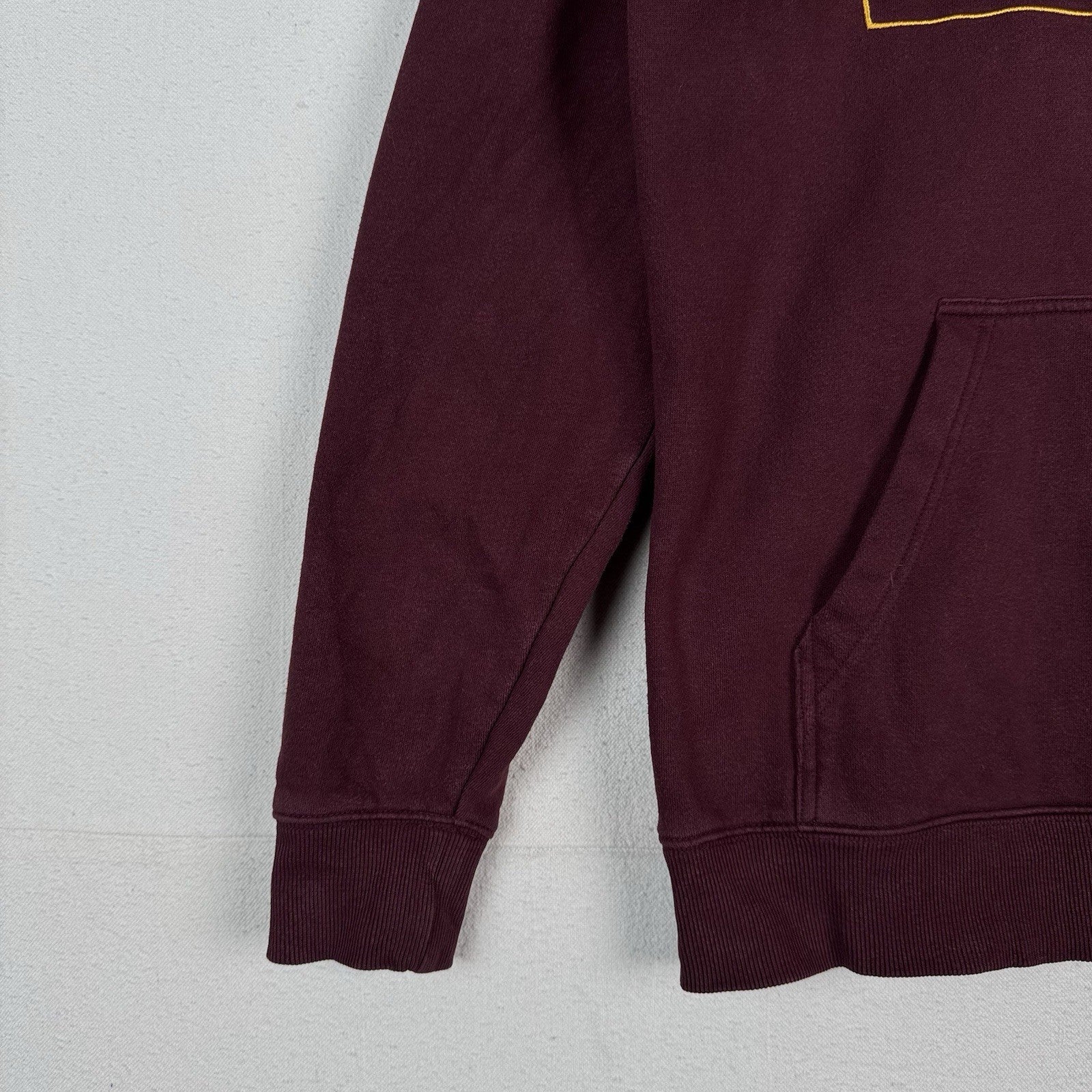 Vans Men's "Off The Wall Original 1966" Hoodie Pullover Maroon Sweatshirt Small