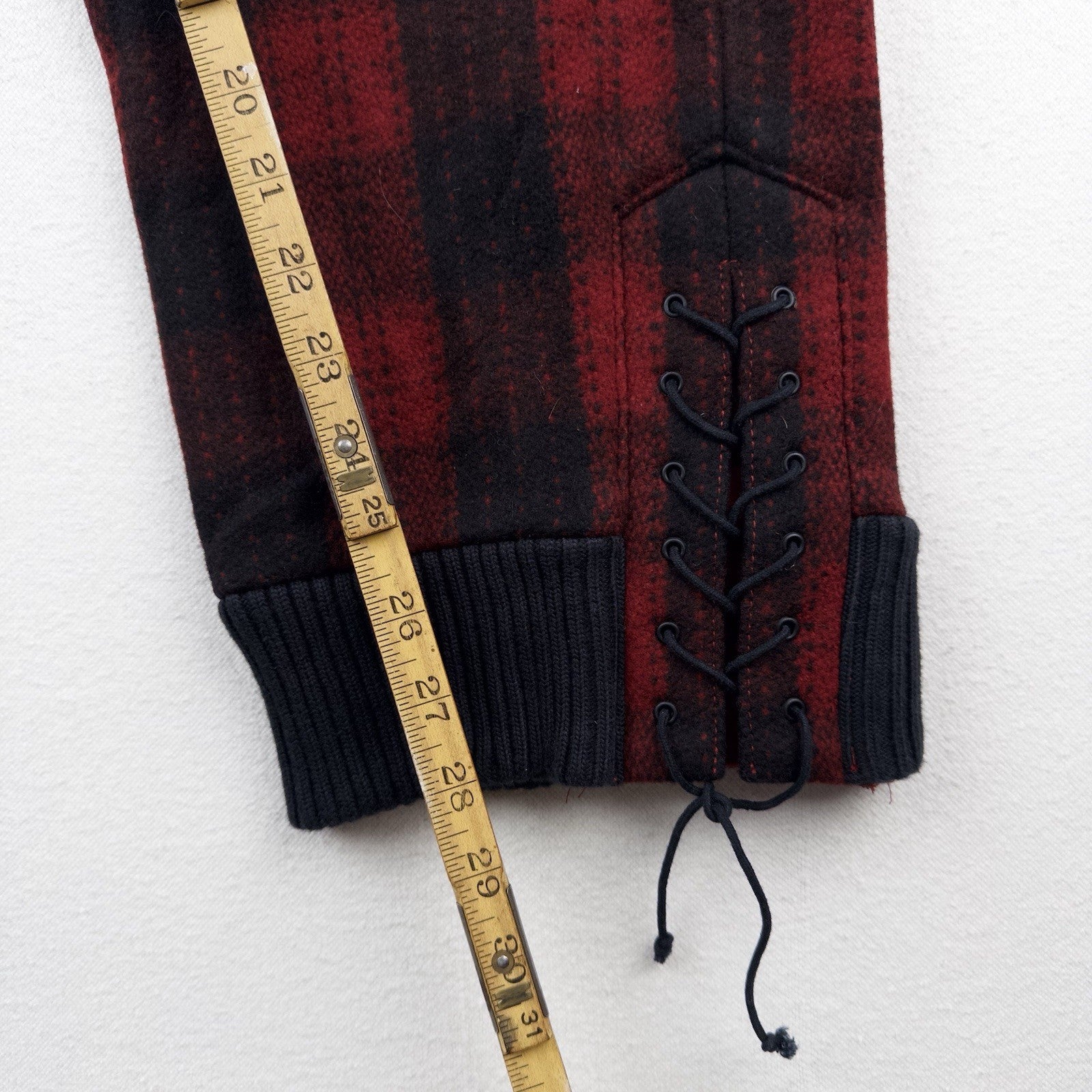 Polo Ralph Lauren Wool Buffalo Plaid Thick Hunting Pants Men’s 34x30 Red Black