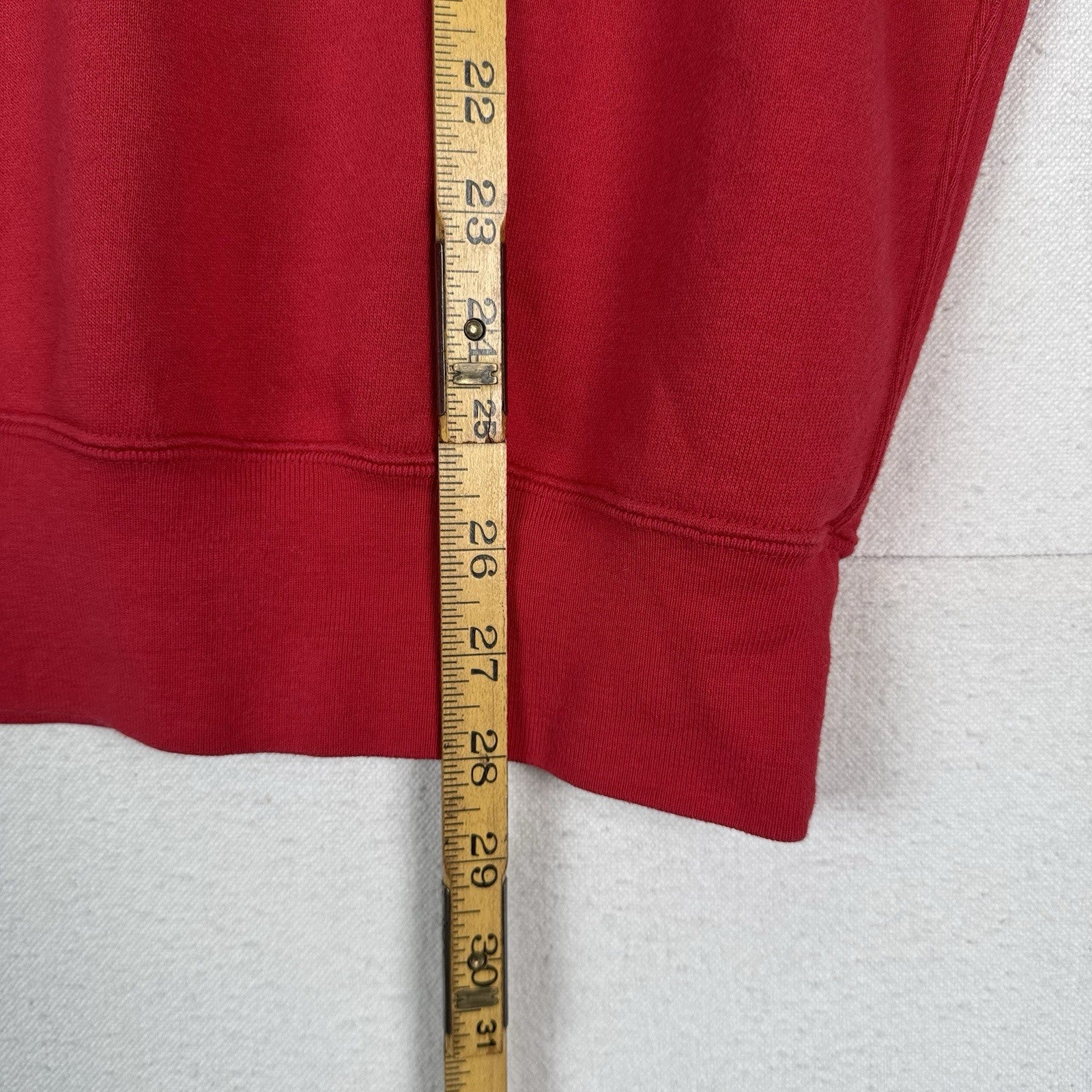 Polo Ralph Lauren Sweater Vest Men's L Red Sleeveless Double Stripe V-Neck Golf