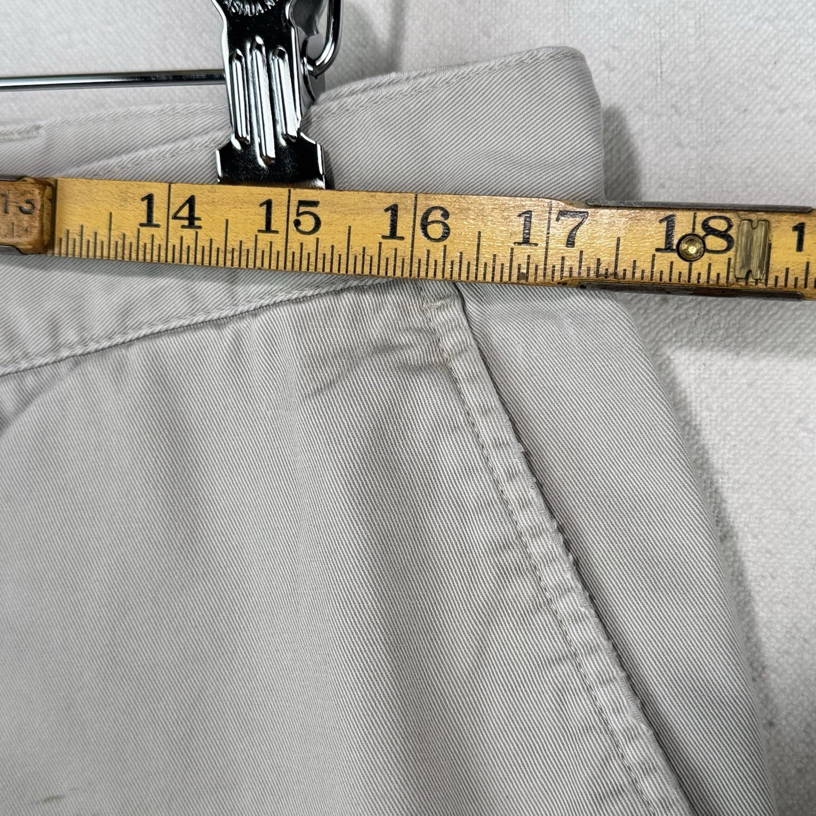 90's Vintage Polo Ralph Lauren Men's 35x9 Prospect Tan Chino Shorts
