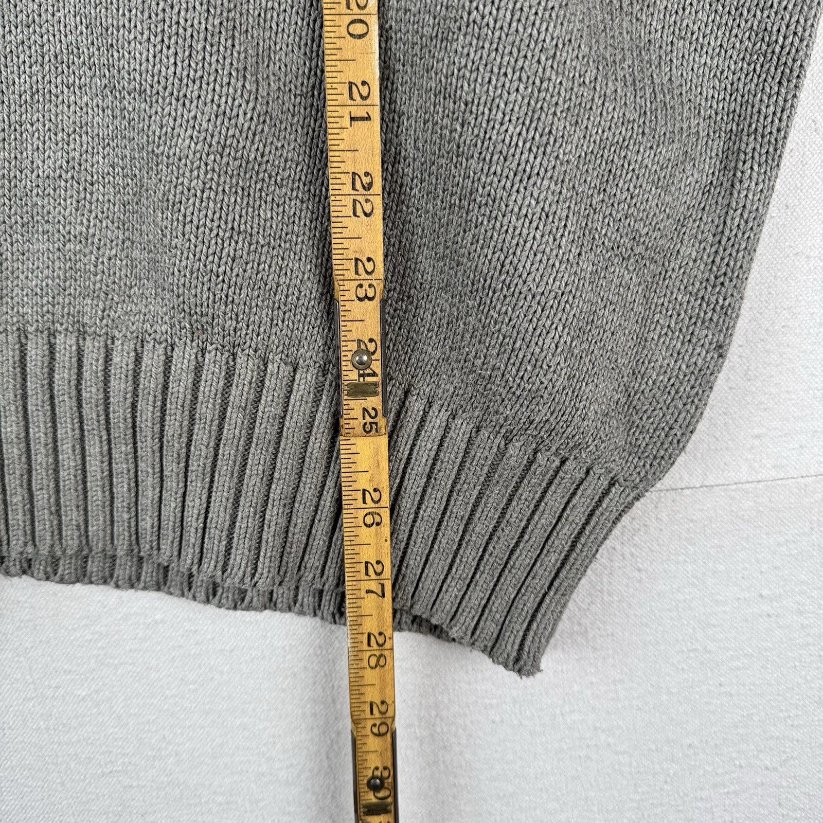 90’s Vintage Polo Ralph Lauren Knit Sweater Men’s XL Gray Pima Cotton Crewneck