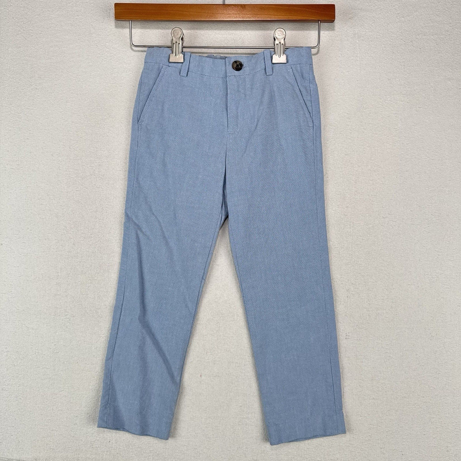 H&M Boys 3-piece Blue Suit Pants 5-6Y, Vest 3-4Y, Blazer 5-6Y *Read