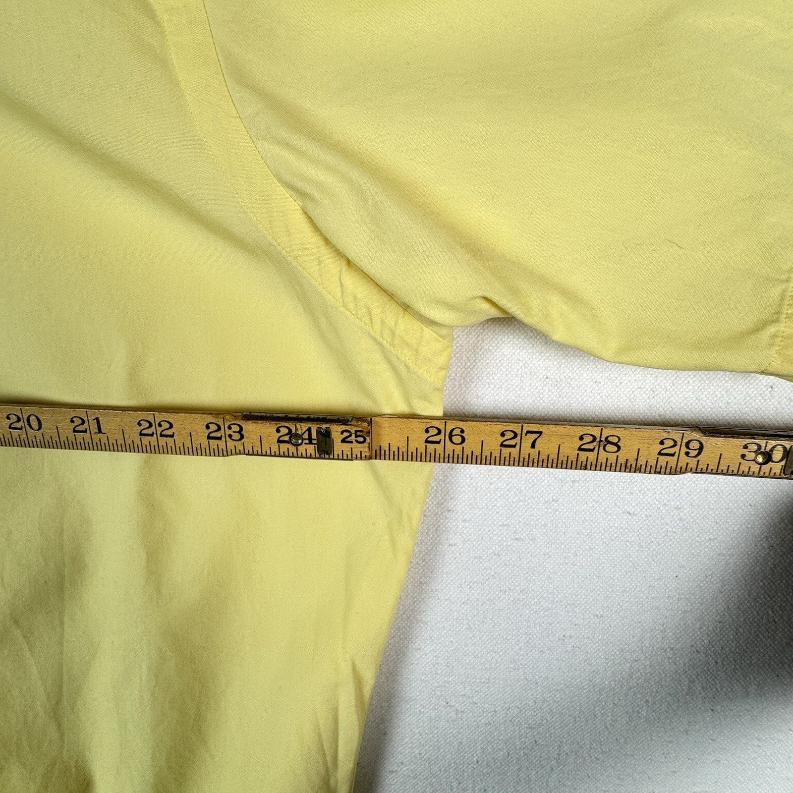 Vintage Polo Ralph Lauren Men’s Blake Short Sleeve Button Up Yellow Shirt Sz L