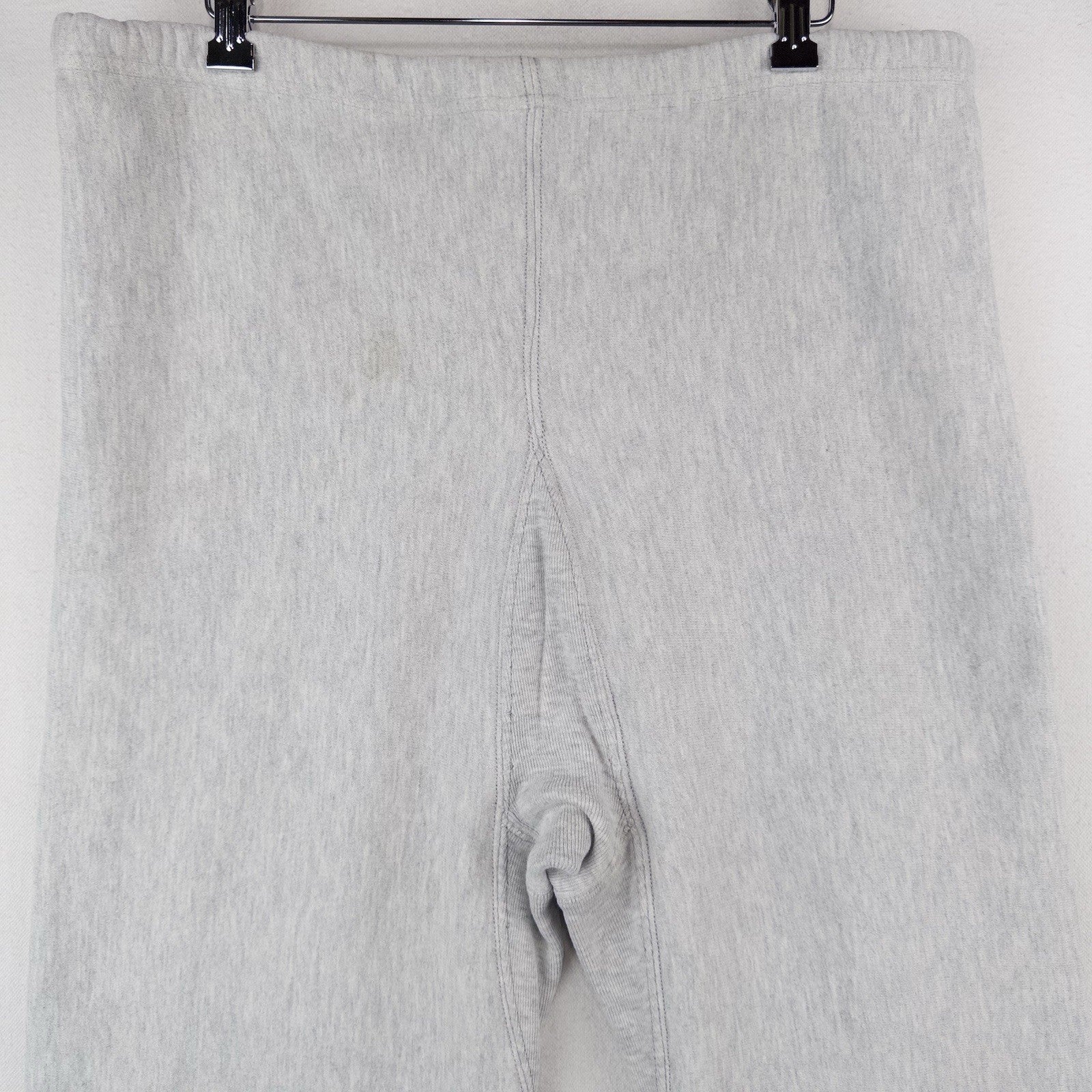 80's Vtg Champion Reverse Weave XL Gray Blank Sweatpants Crotch Gusset USA