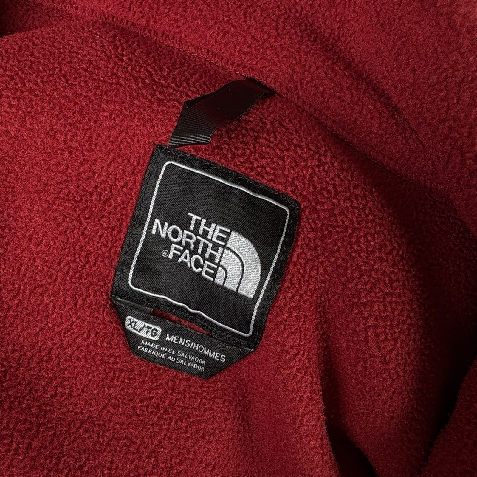 Vintage The North Face Denali Polartec Fleece Jacket Men’s Red/Gray Full Zip XL