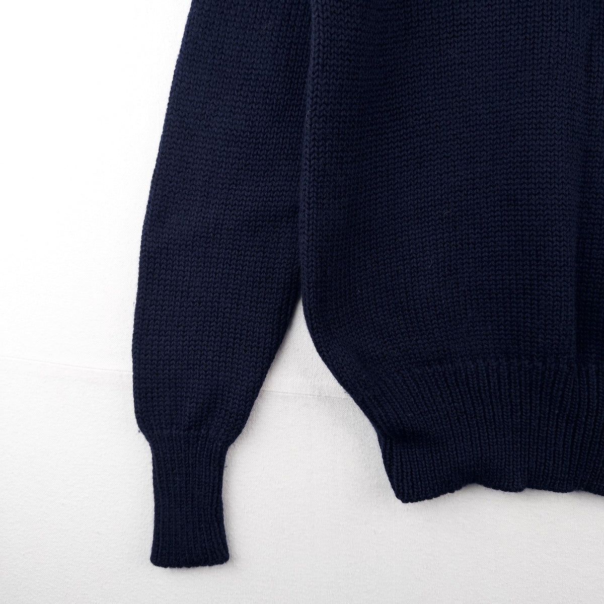 80’s Vtg Peterborough Row X Bloomingdales Boat Neck Wool Heavy Blue Sweater L