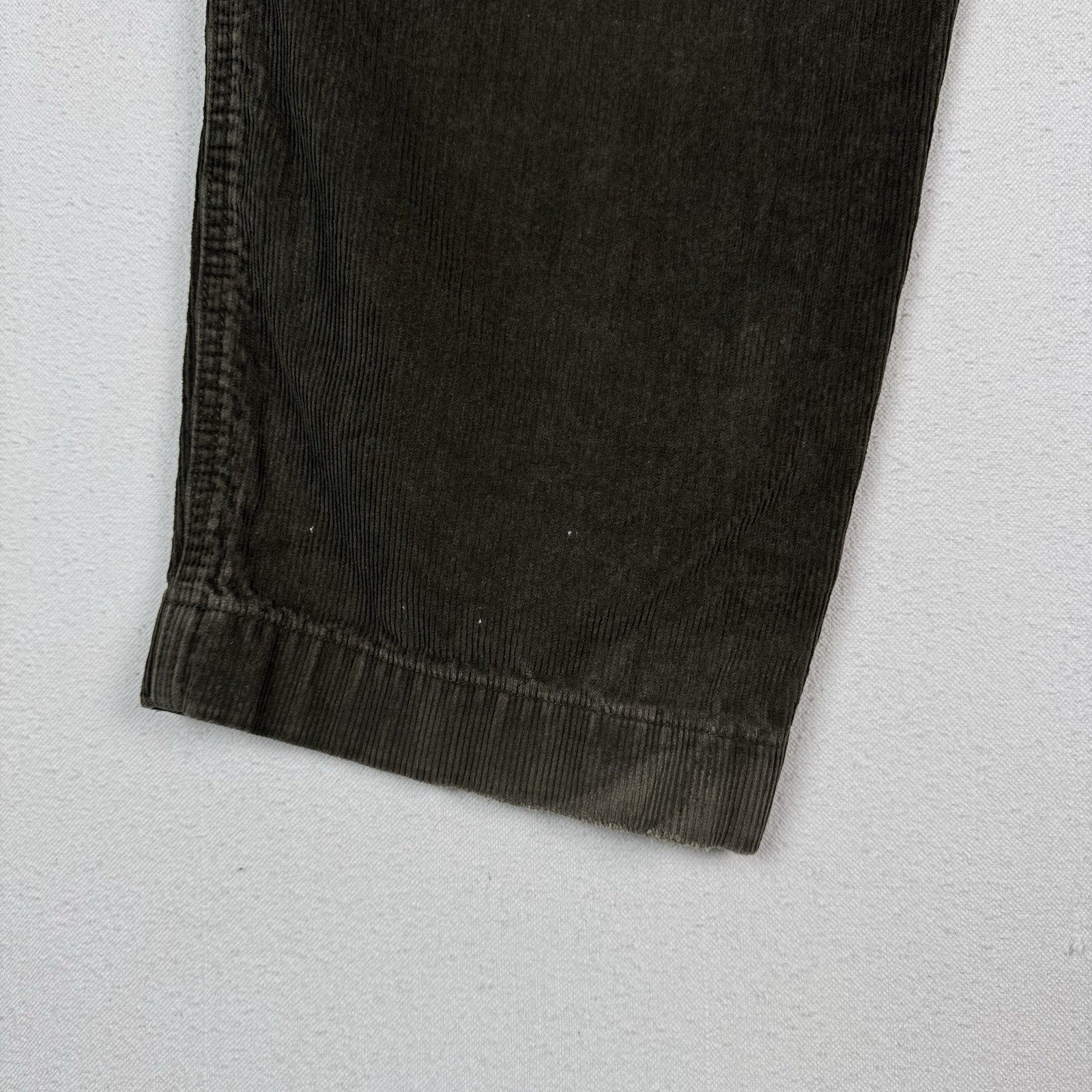 Vtg. LL Bean Men's Double L Classic Fit Corduroy Brown Pants 36x32 (Fits 34x29)