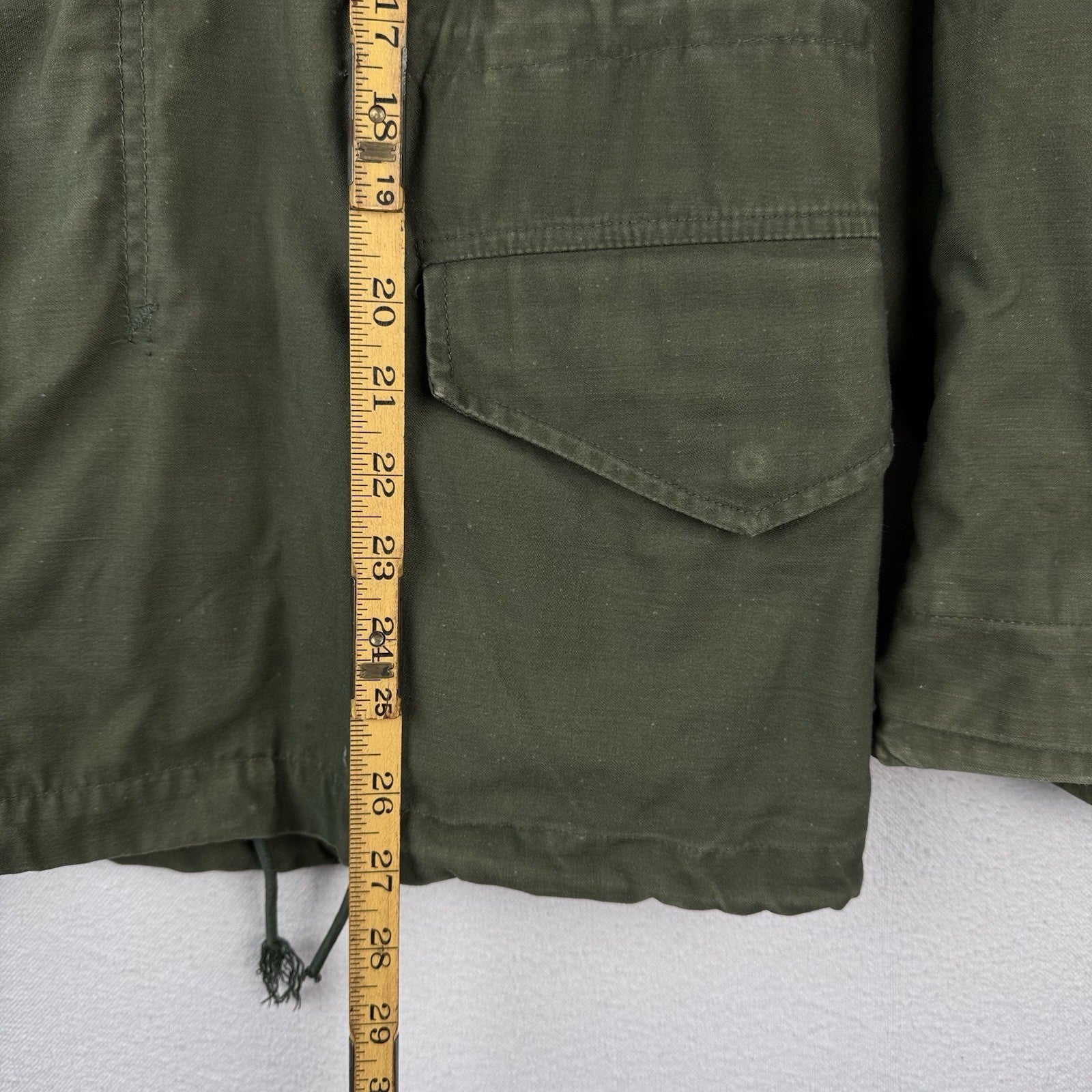 70’s Vtg Military Cold Weather Field Coat Jacket Size Small Short OG-107
