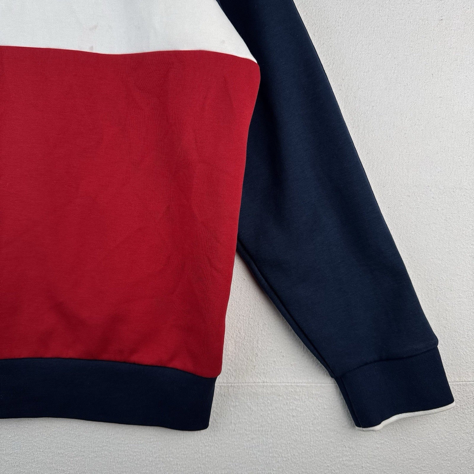 Polo Ralph Lauren Men's L Full Zip Red White Blue USA Flag Track Jacket Big Pony