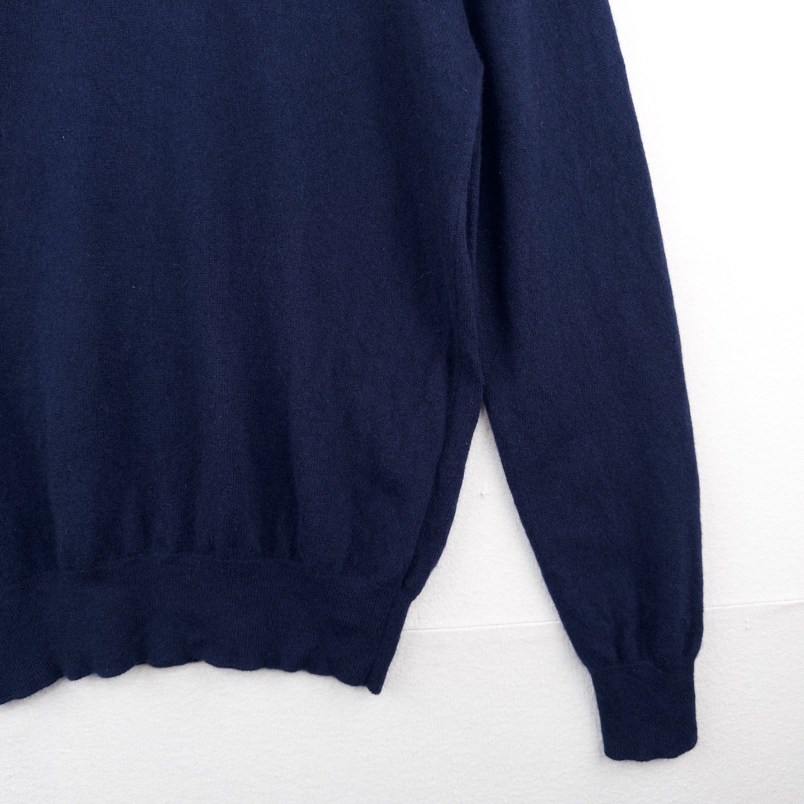 United Colors of Benetton Men’s M Blue Cashmere Turtleneck Sweater