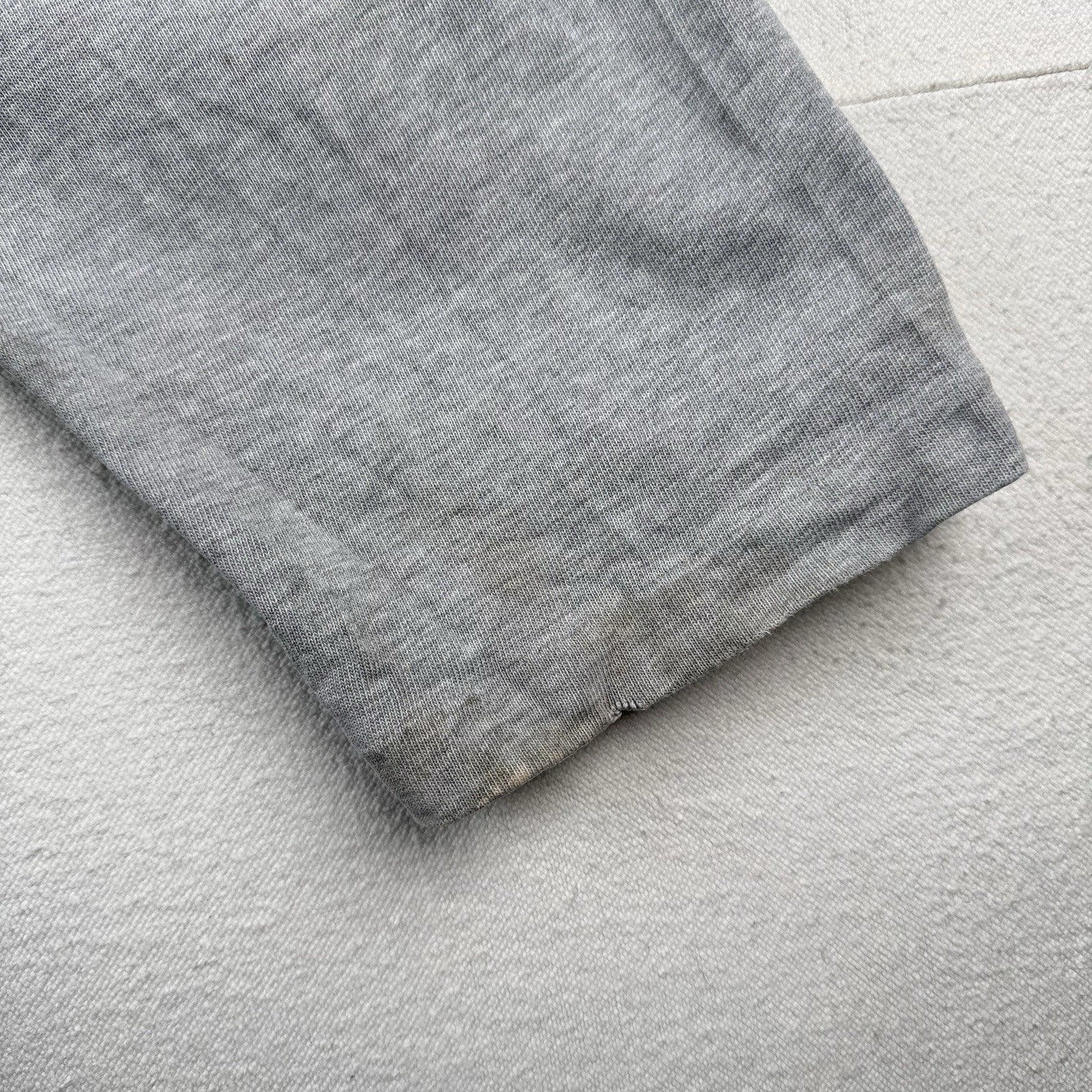 90’s Vtg Polo Ralph Lauren Hockey Gray Jersey Sweatshirt Mens 2XL *Distressed