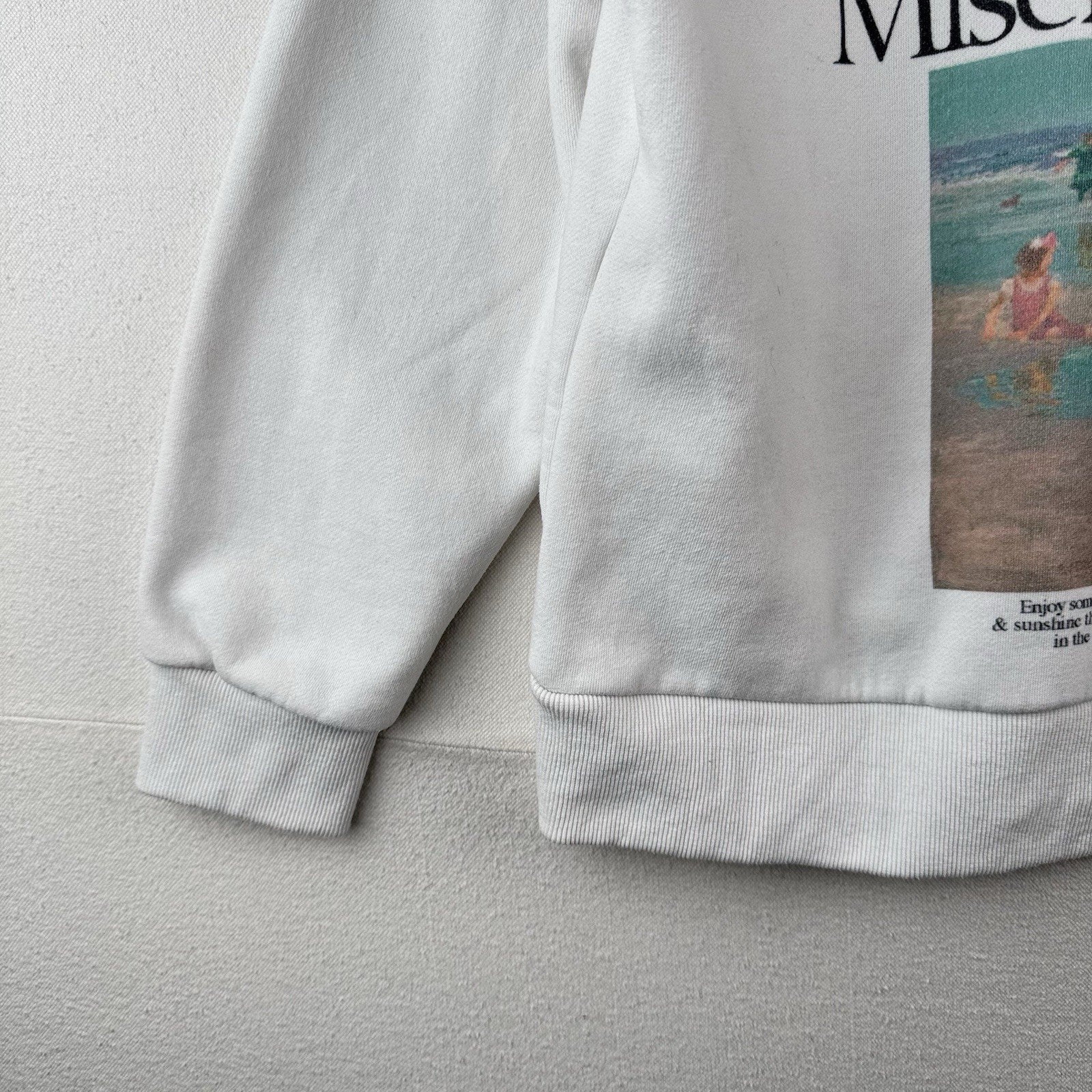 Yellow the Label “No Miserables In Florida”“A Holiday” Fine Art Sweatshirt Small