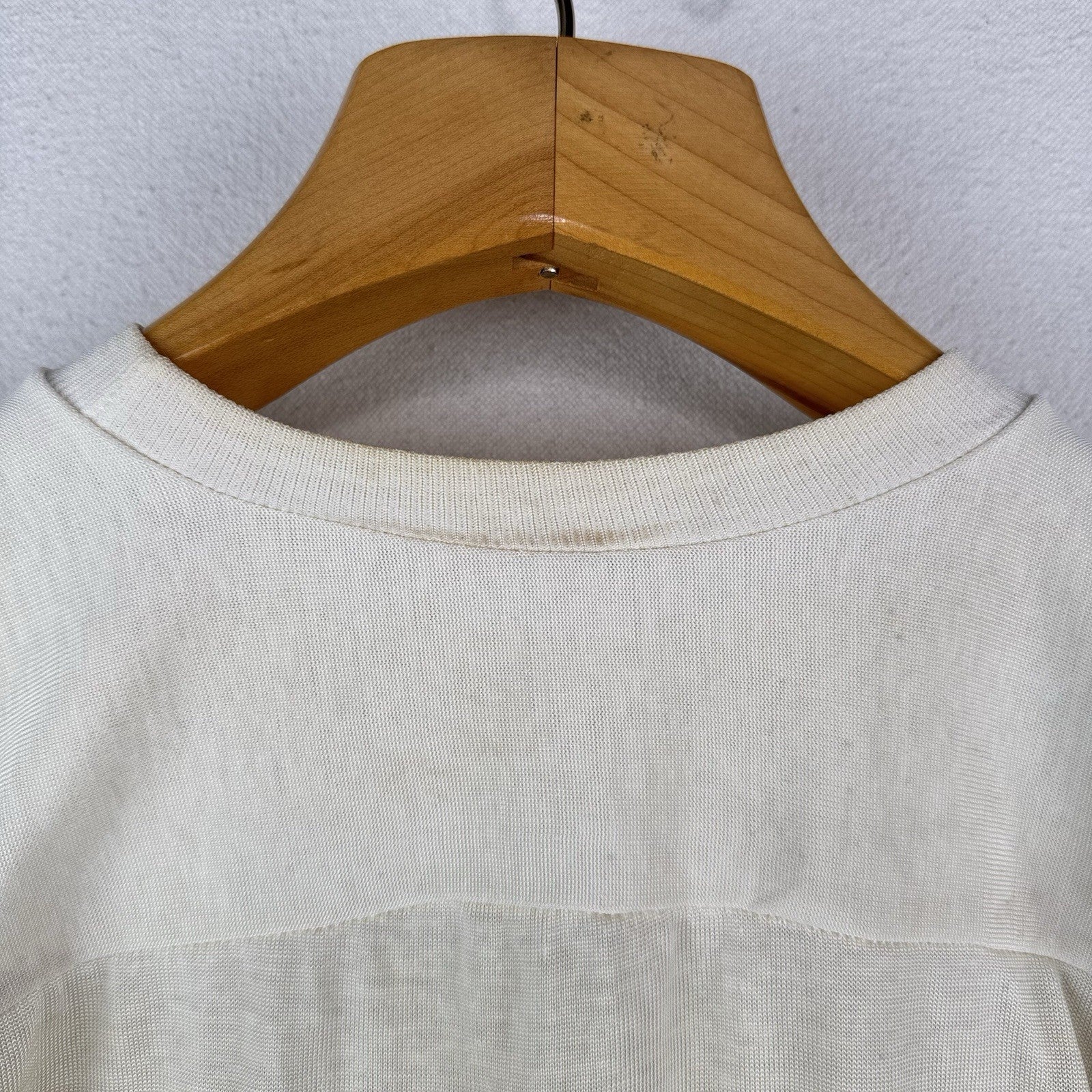 70’s Vintage Ramapo College Football Jersey Shirt Off White Made USA Men’s M