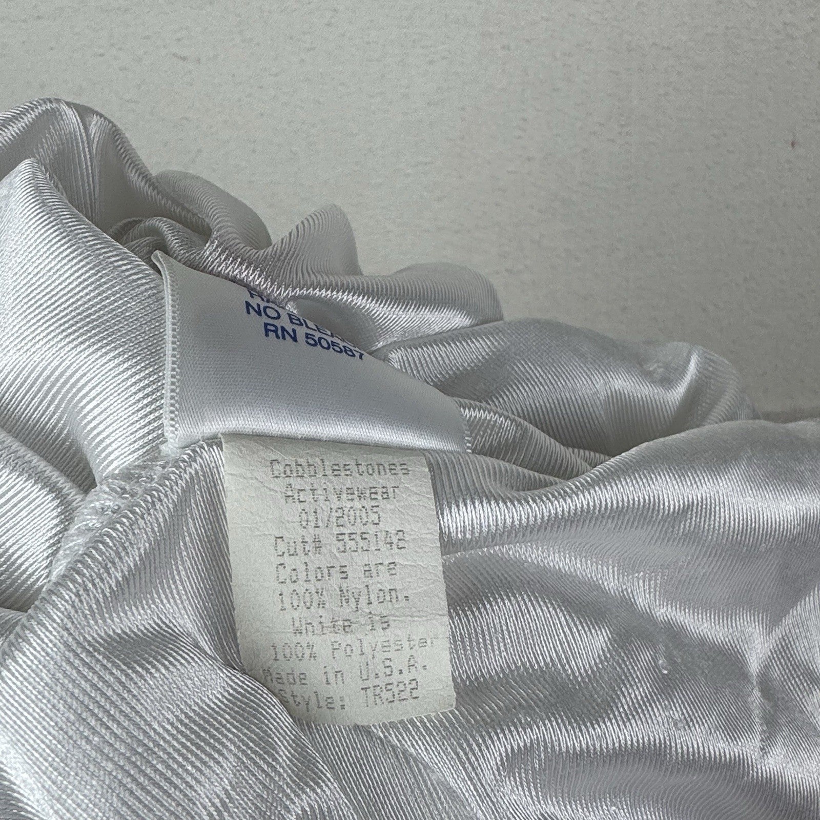 Vtg Riverside Poly High School CA Track Jersey Tank Top Made In USA White Orange