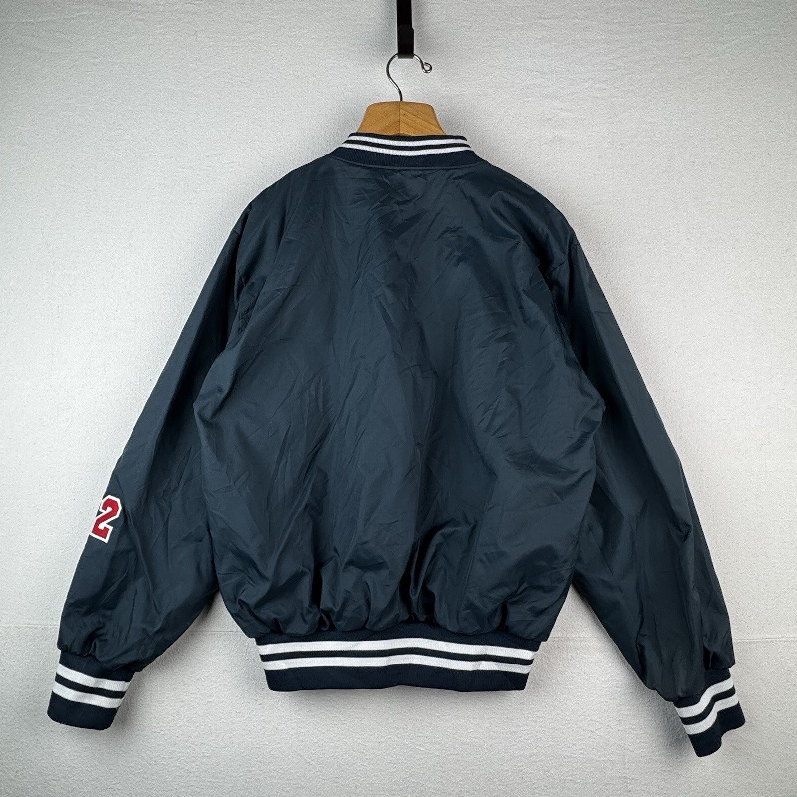 USA Baseball Player Pullover Windbreaker Jacket XL 46-48 Blue #22